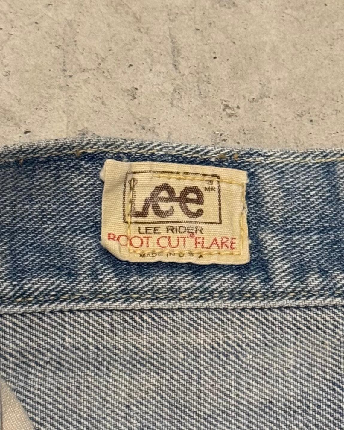 80’s “Lee” boot cut flare denim pants
