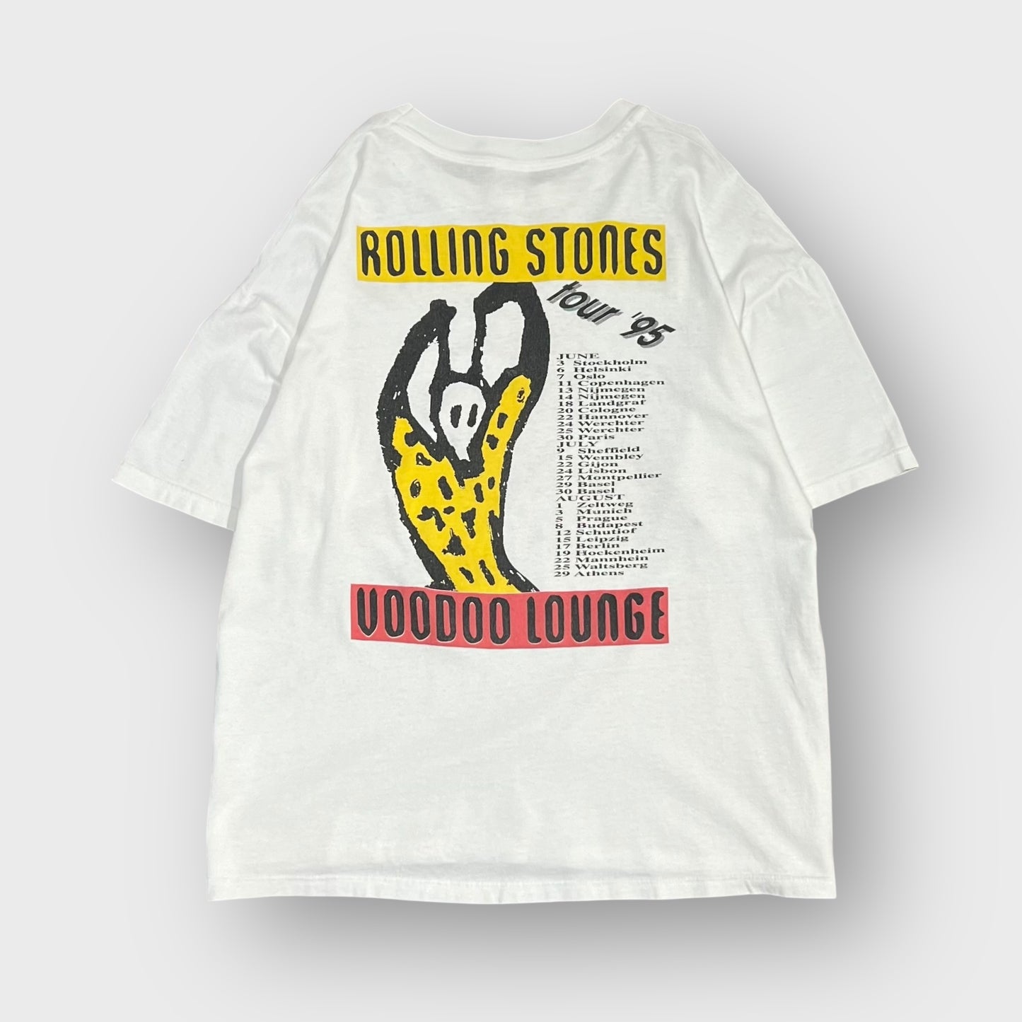 90’s ROLLING STONES
“voodoo lounge world tour”t-shirt