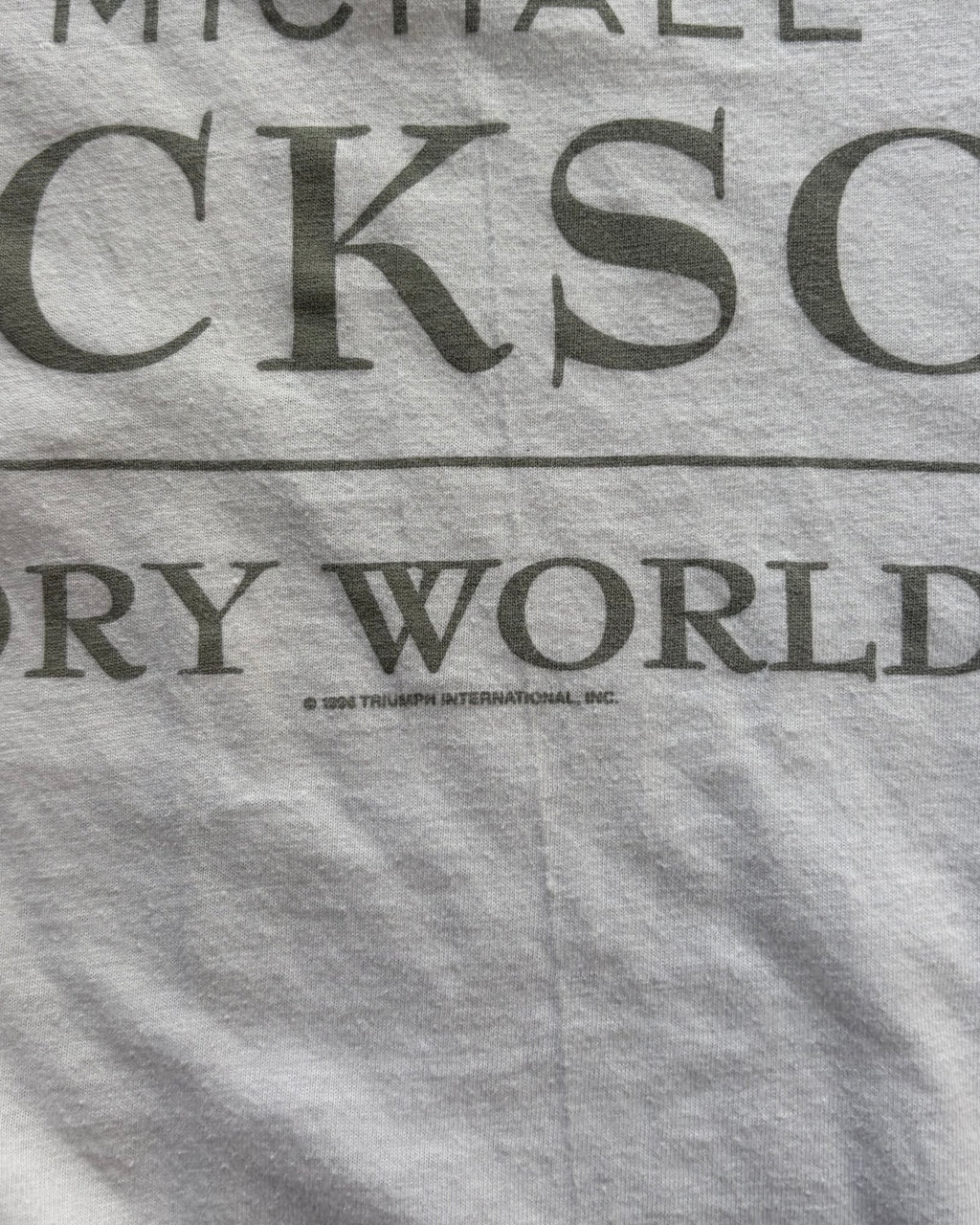 90-00’s MICHAEL JACKSON
“HISTORY” artist t-shirt x-large