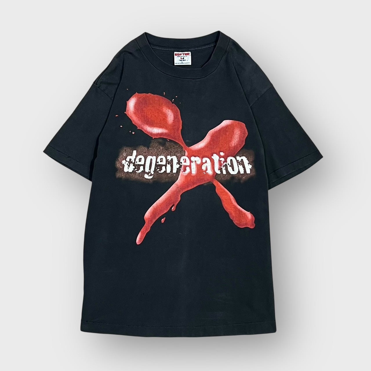 90’s-00’s “degeneration” pro wrestling t-shirt