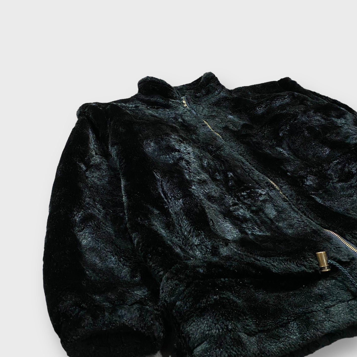 Black color fur jacket