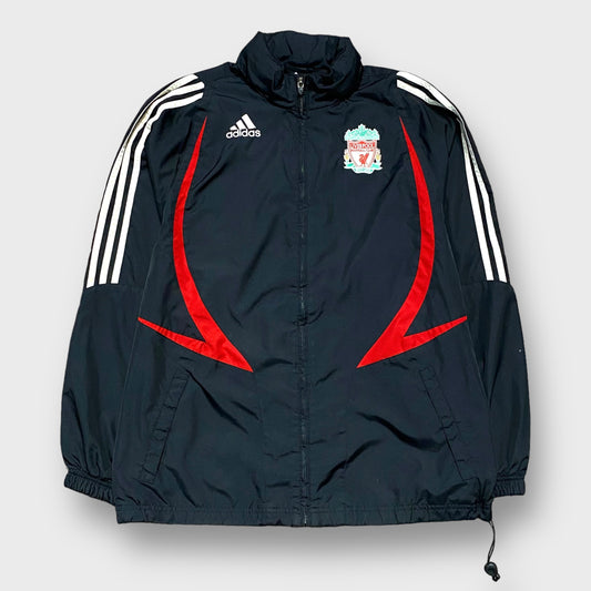 00's "adidas" Liverpool team nylon jacket