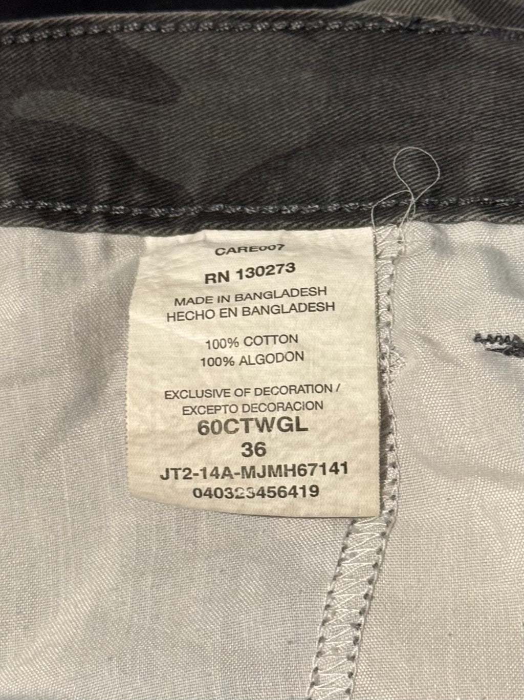 90-00’s “Wrangler” camouflage cargo short pants 36