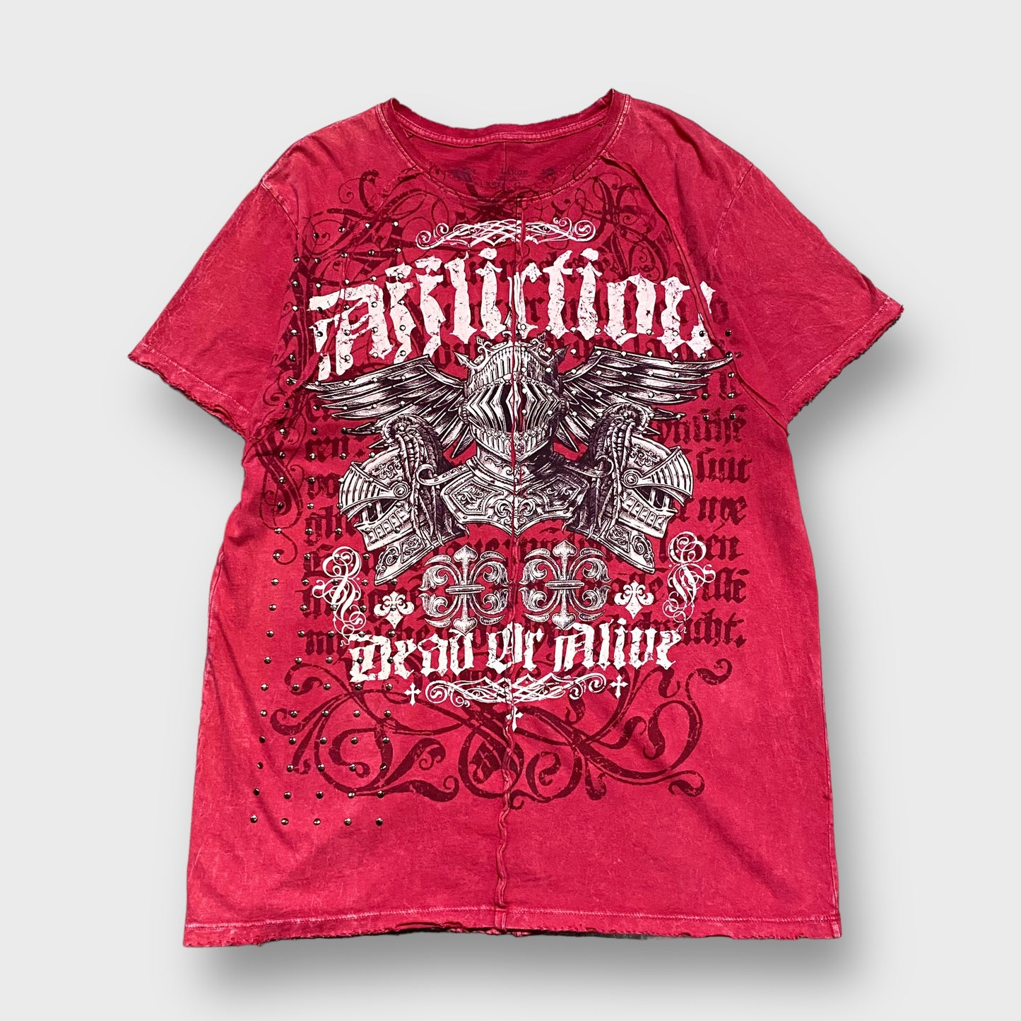 "AFFLICTION" Bijou design t-shirt