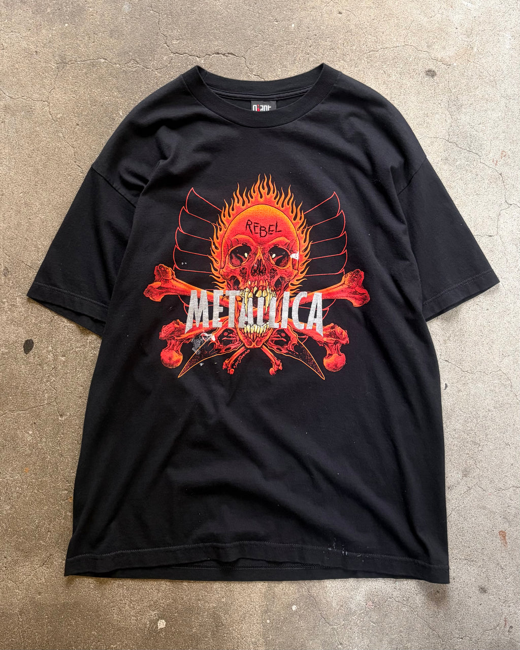90’s METALLICA
“PUSHEAD YING YANG REBEL”band t-shirt X-large