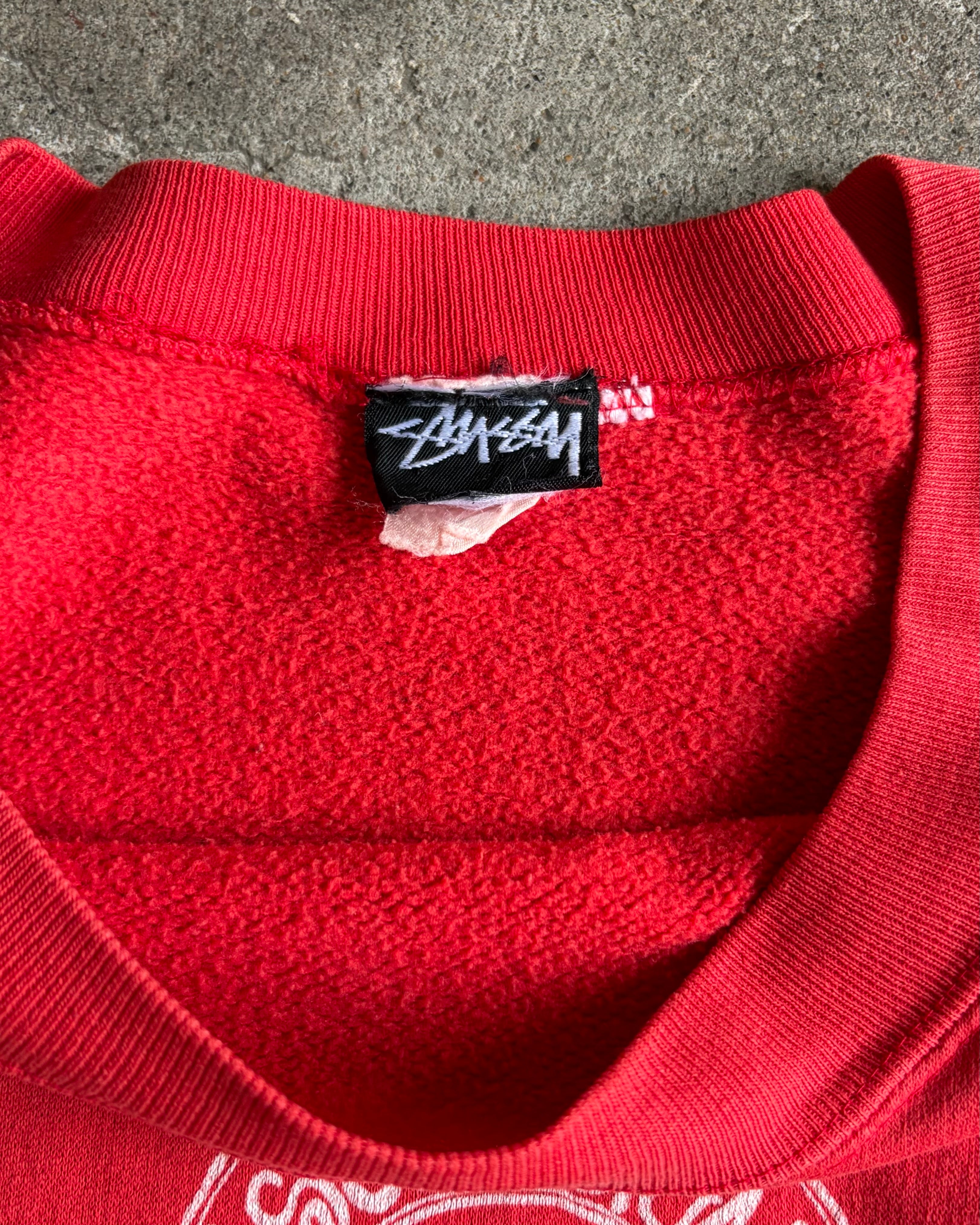 80’s “OLD STUSSY” crew neck sweat