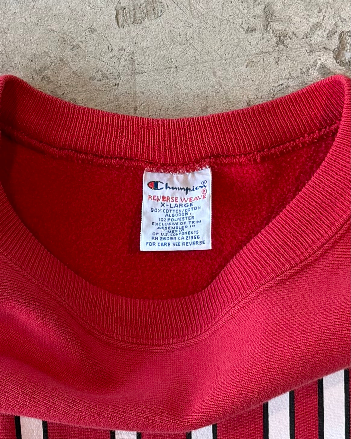 90’s “Champion”
reverse weave sweat X-LARGE