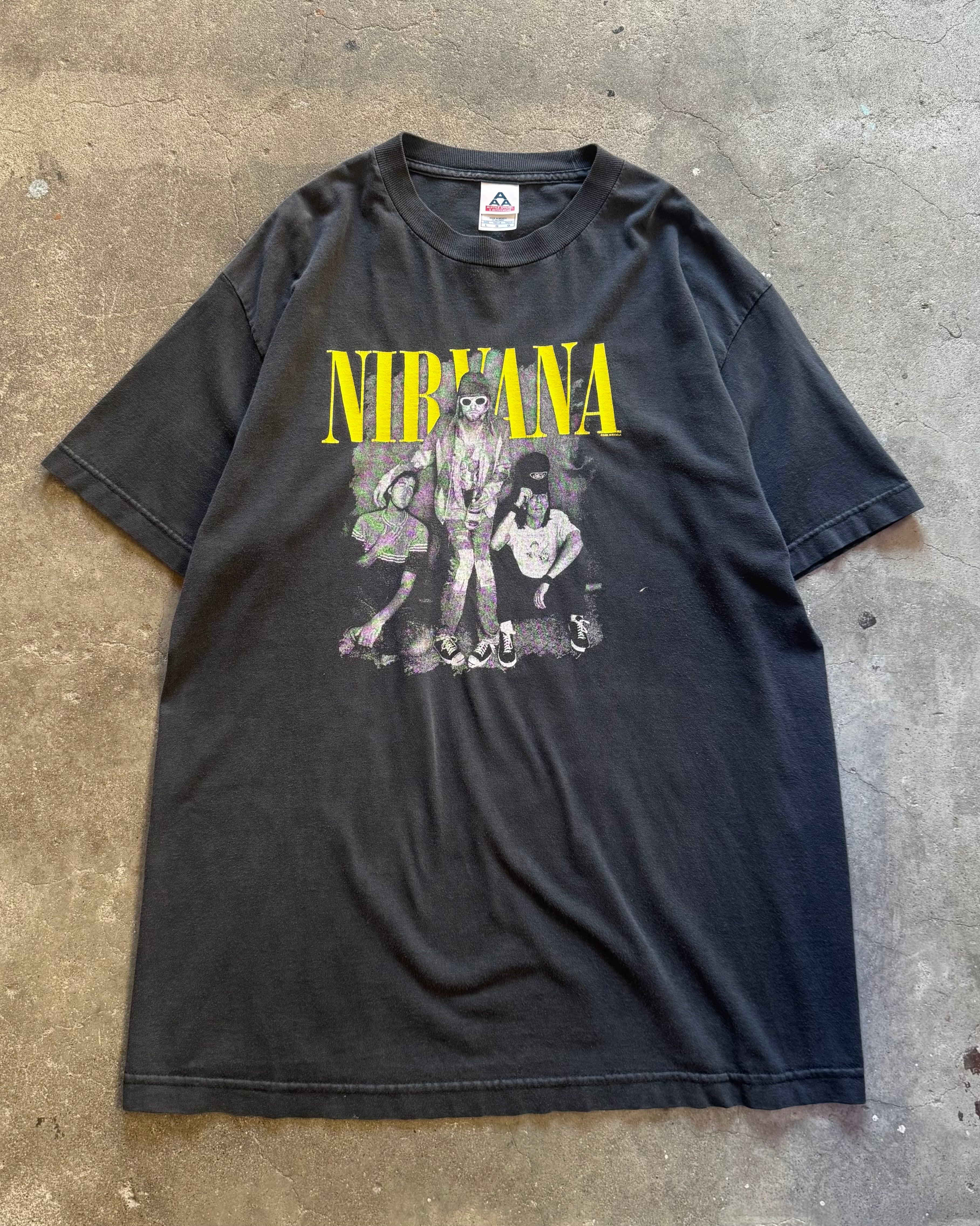 00’s “NIRVANA” band t-shirt LARGE