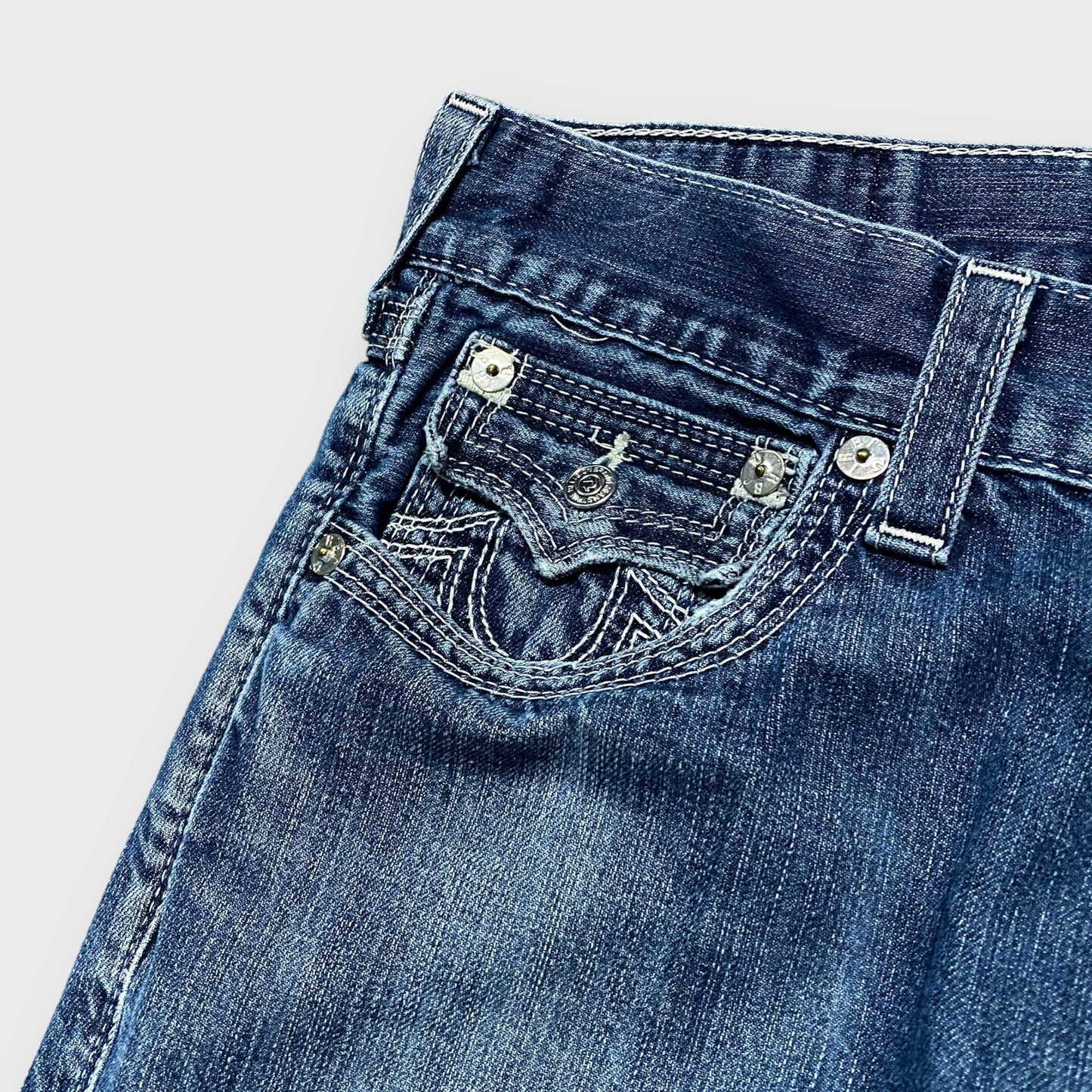 "TRUE RELIGION" Straight denim pants