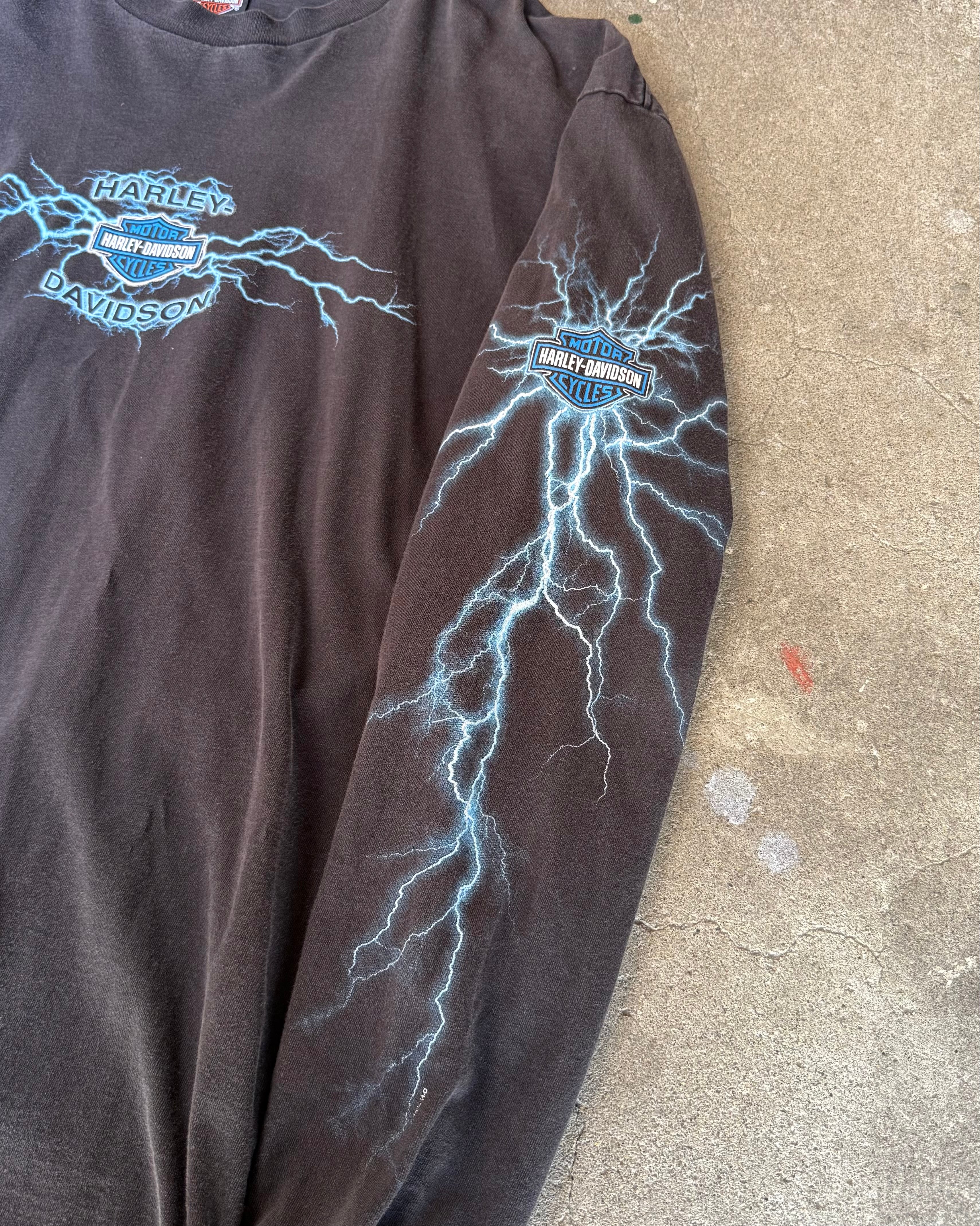00’s “HARLEY DAVIDSON” thunder l/s t-shirt XX-LARGE