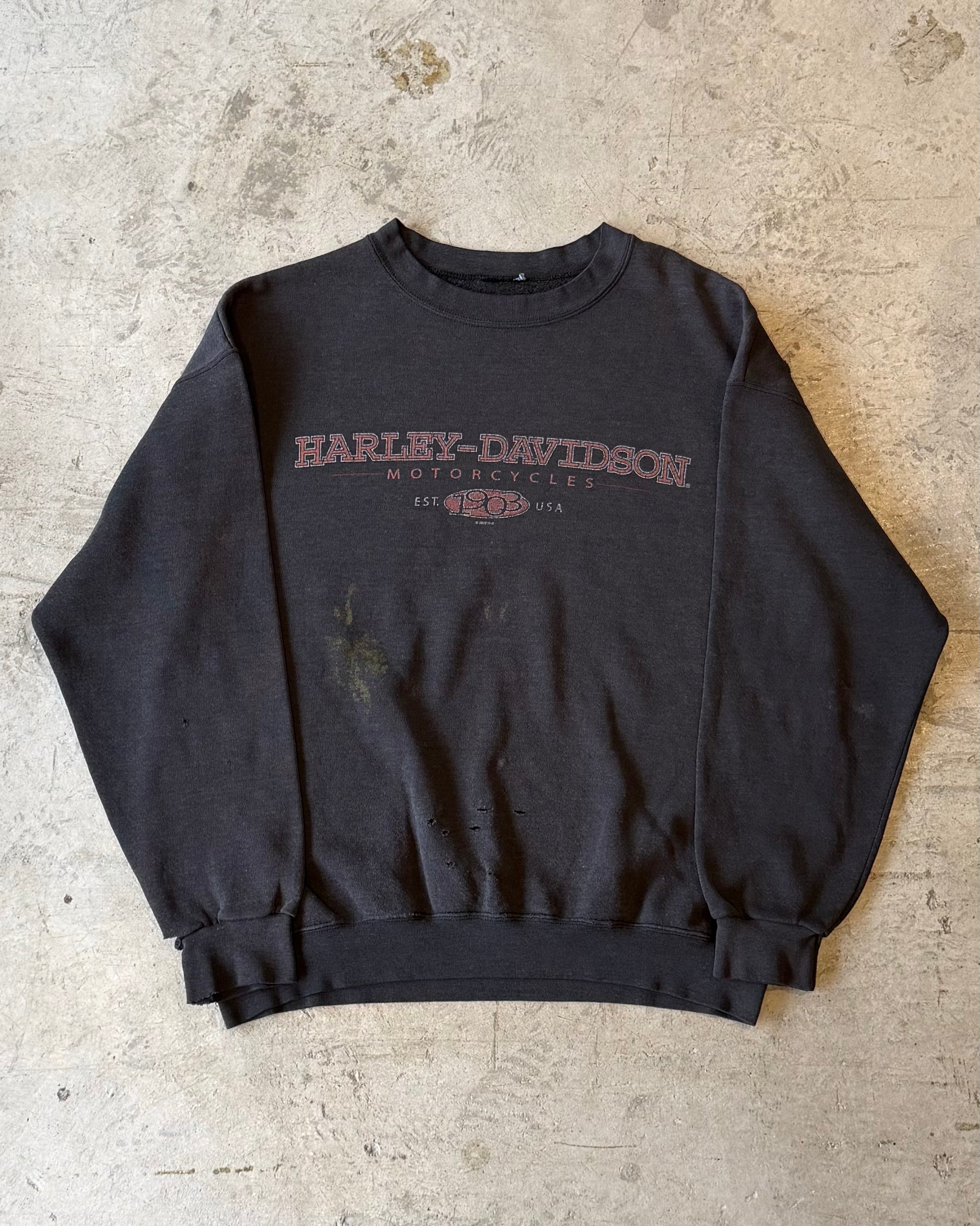 00’s “HARLEY-DAVIDSON” crew neck sweat