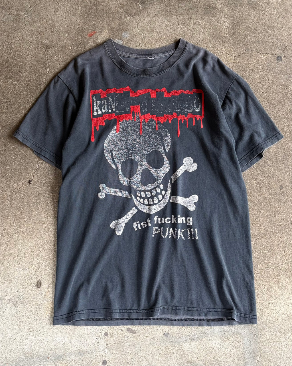 90-00’s skull design t-shirt