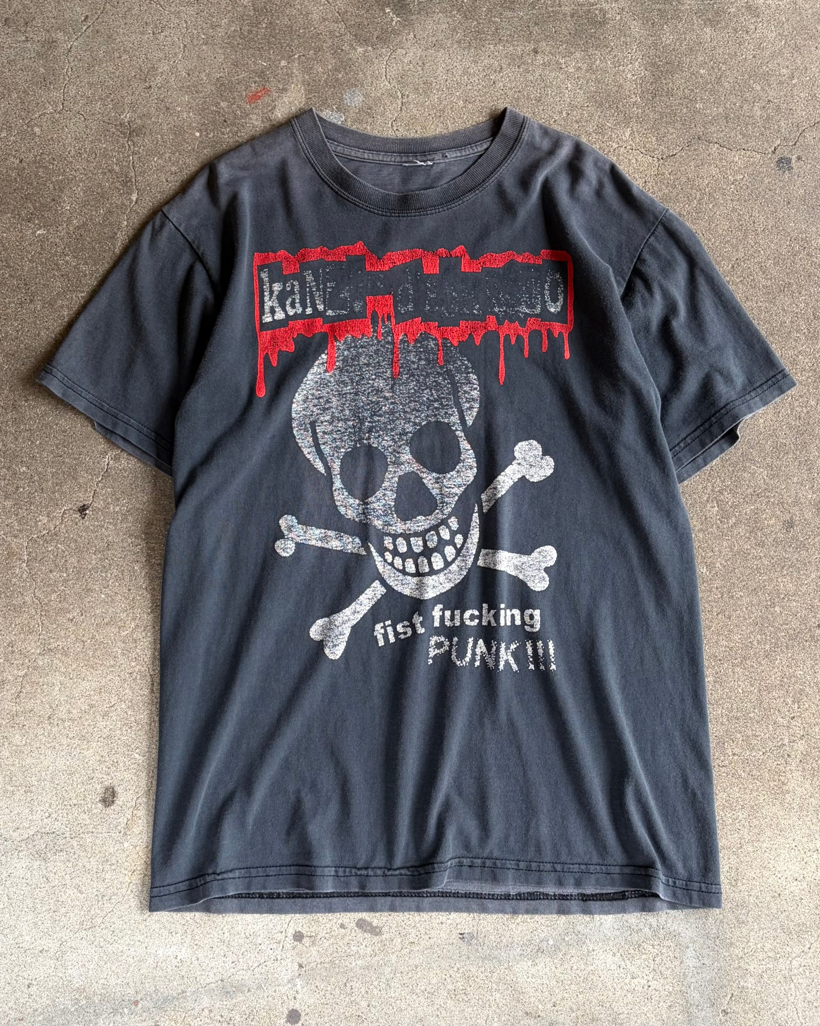 90-00’s skull design t-shirt
