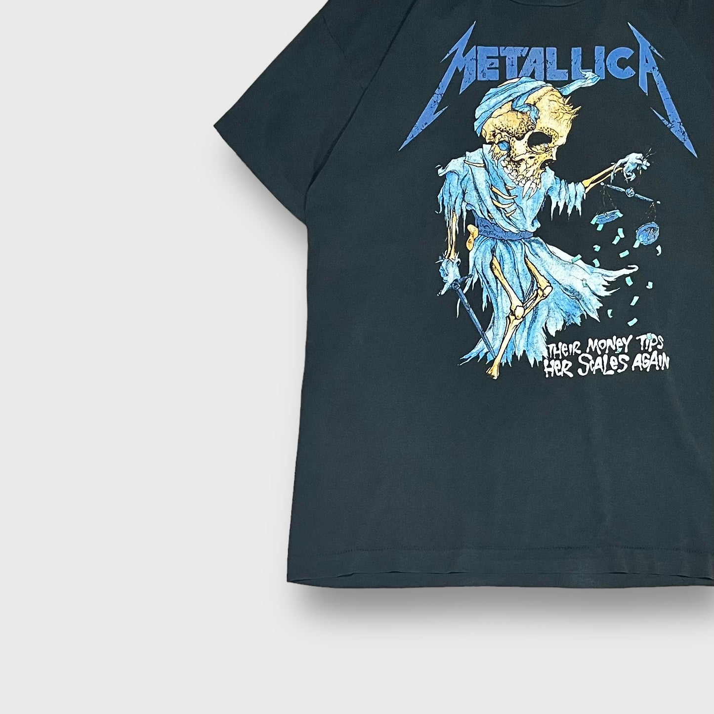 90’s METALLICA
“Their Money Tips Her Scales Again” “Pushead” t-shirt