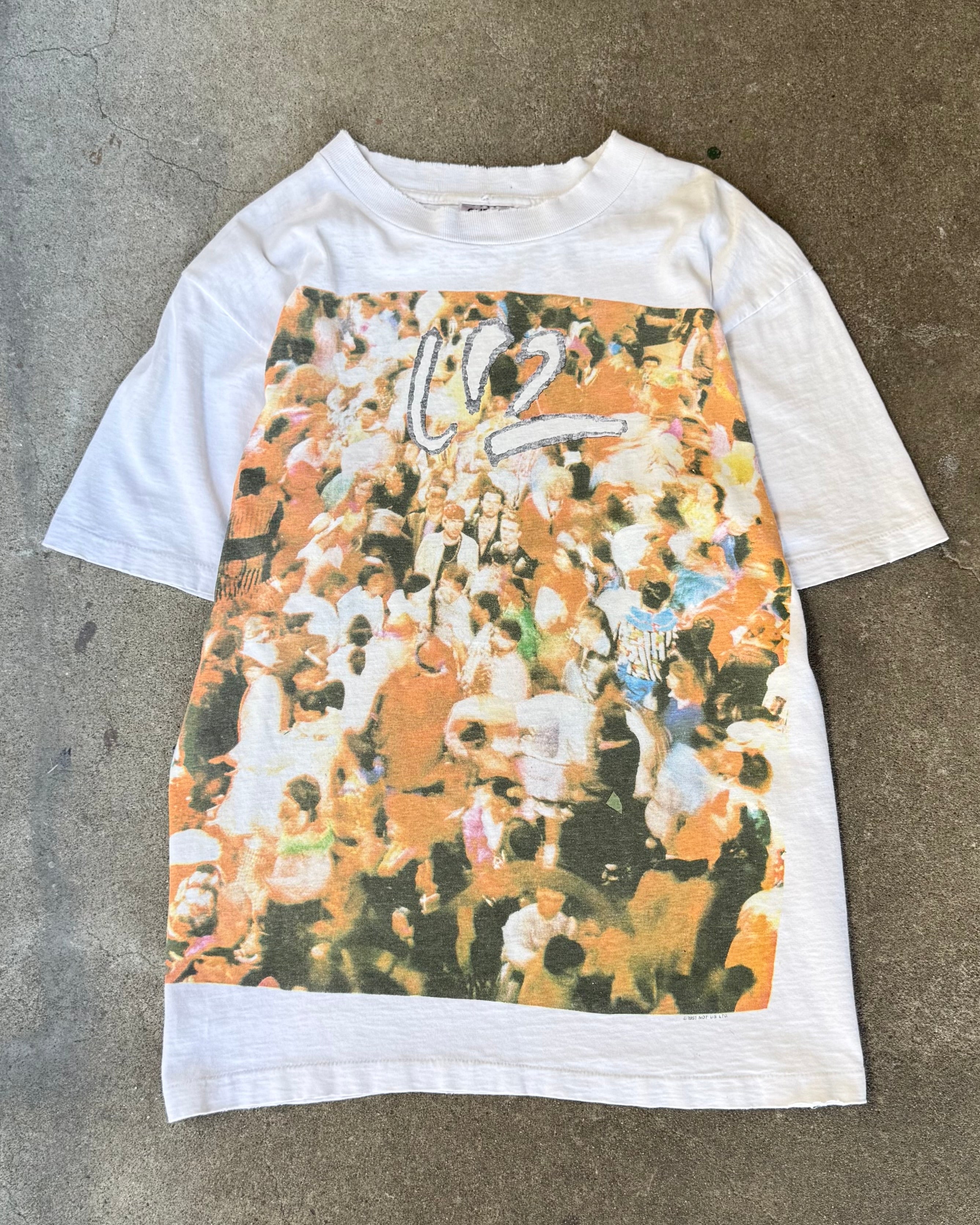 90’s “U2” “Achtung Bady” t-shirt large