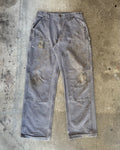 00’s “Carhartt”faded double knee work wear pants 33×32