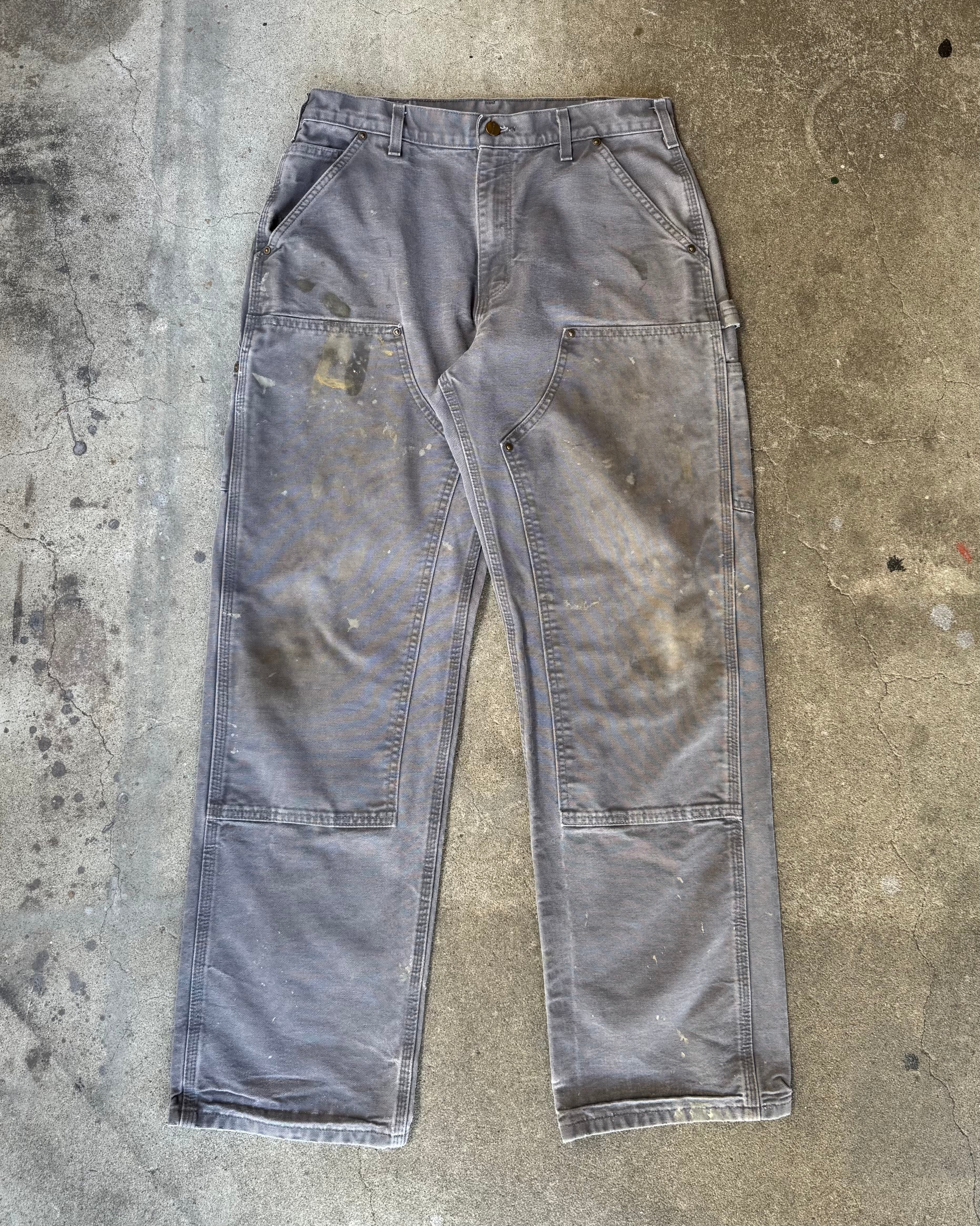 00’s “Carhartt”faded double knee work wear pants 33×32