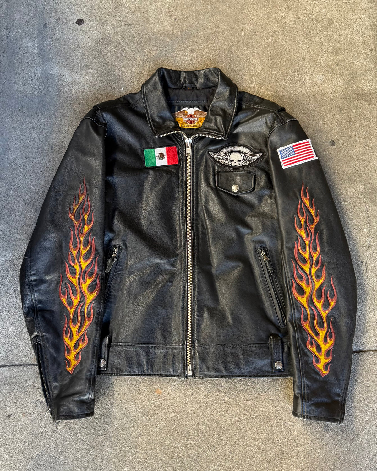 90’s “HARLEY DAVIDSON” leather jacket