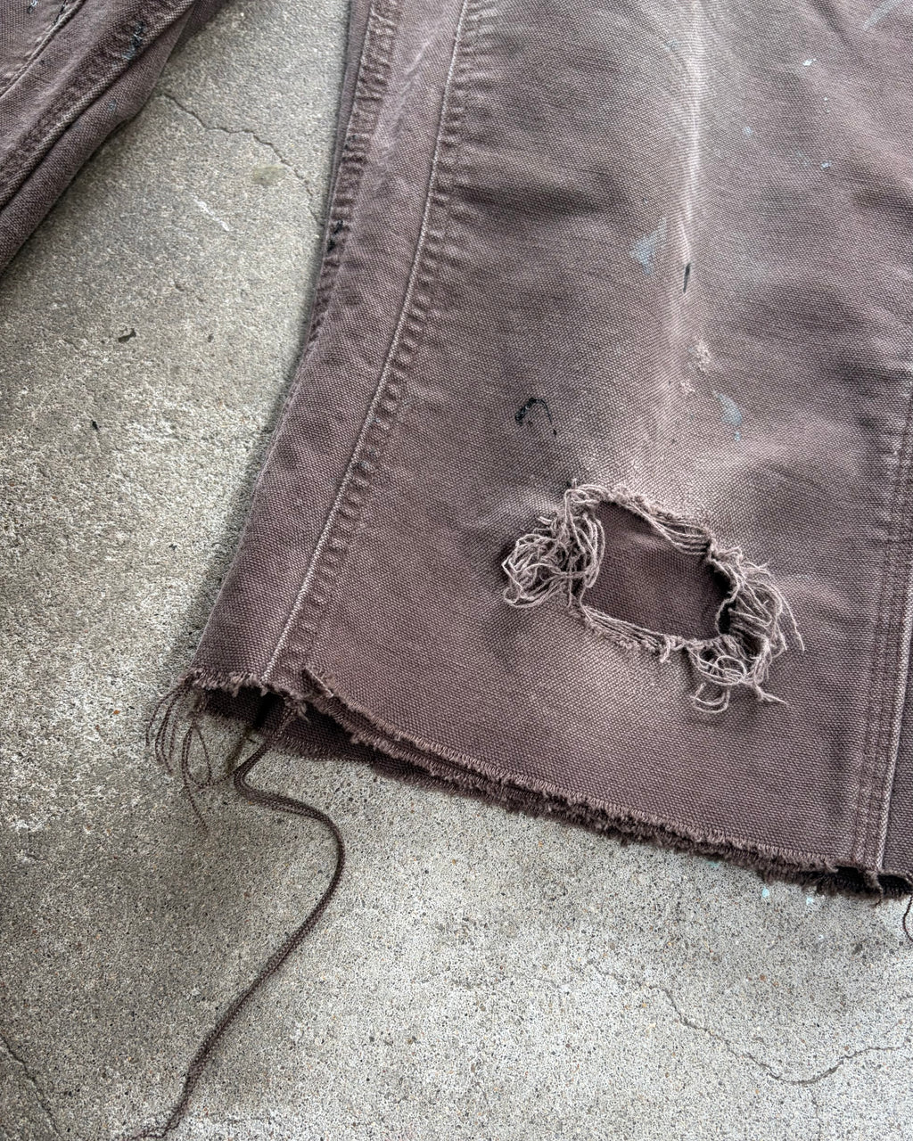 00’s “Carhartt” double knee cutoff short pants 34×34