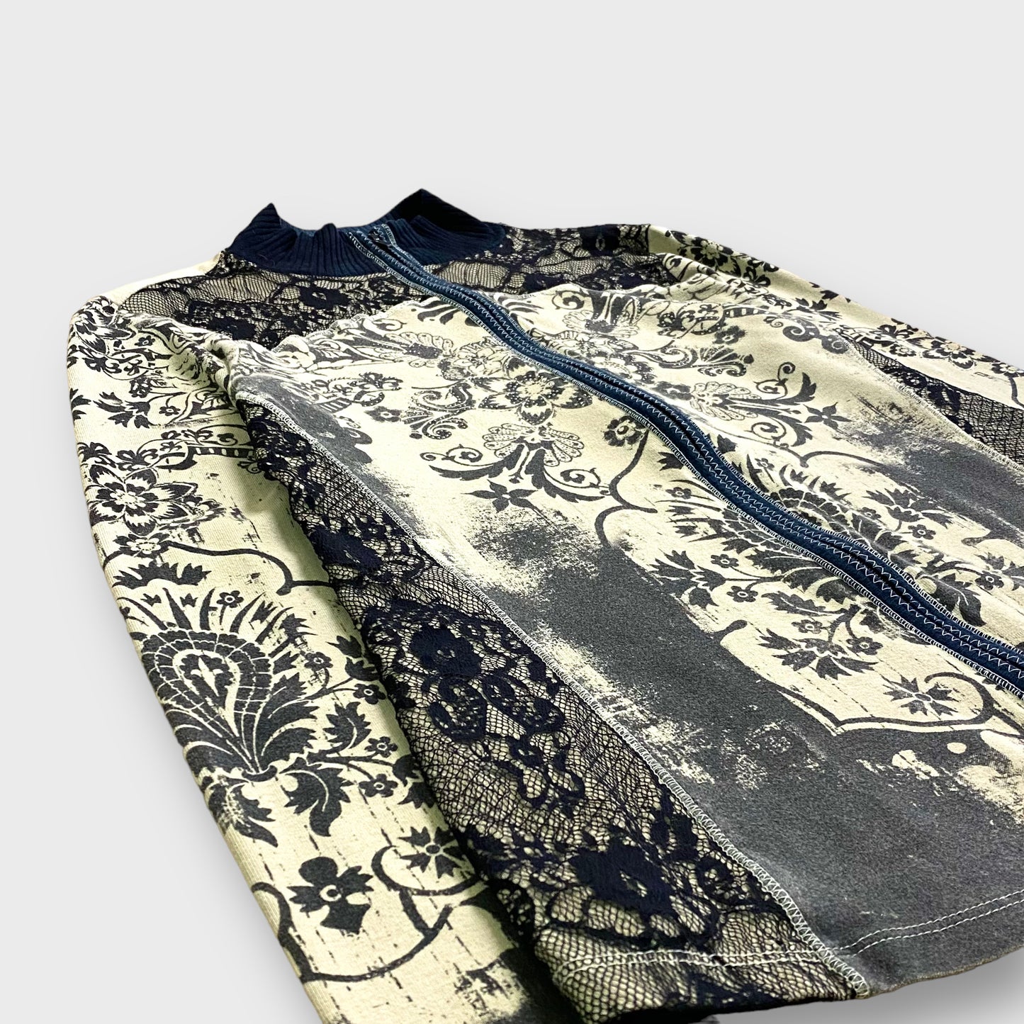 Flower pattern cotton track jacket