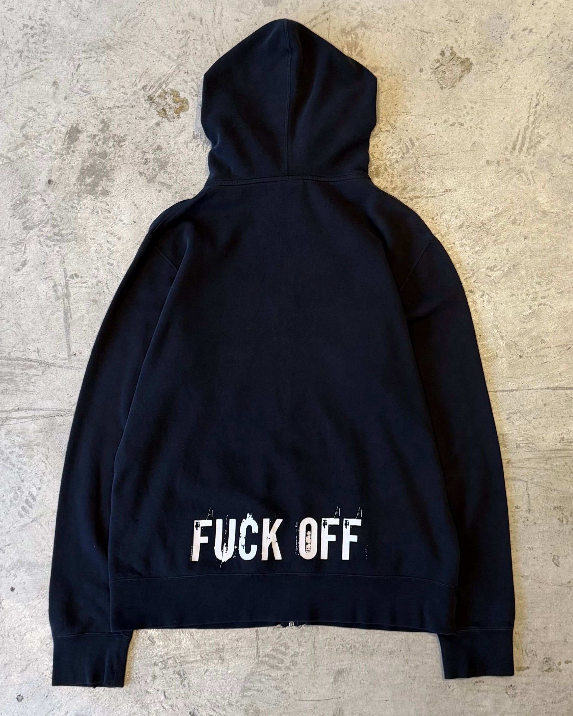 00’s “OZZY OZBOURNE” zip up band hoodie LARGE
