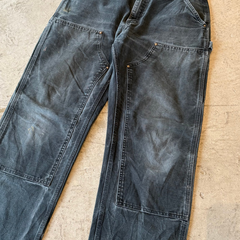 00's "Carhartt"faded double knee work wear pants 34×32