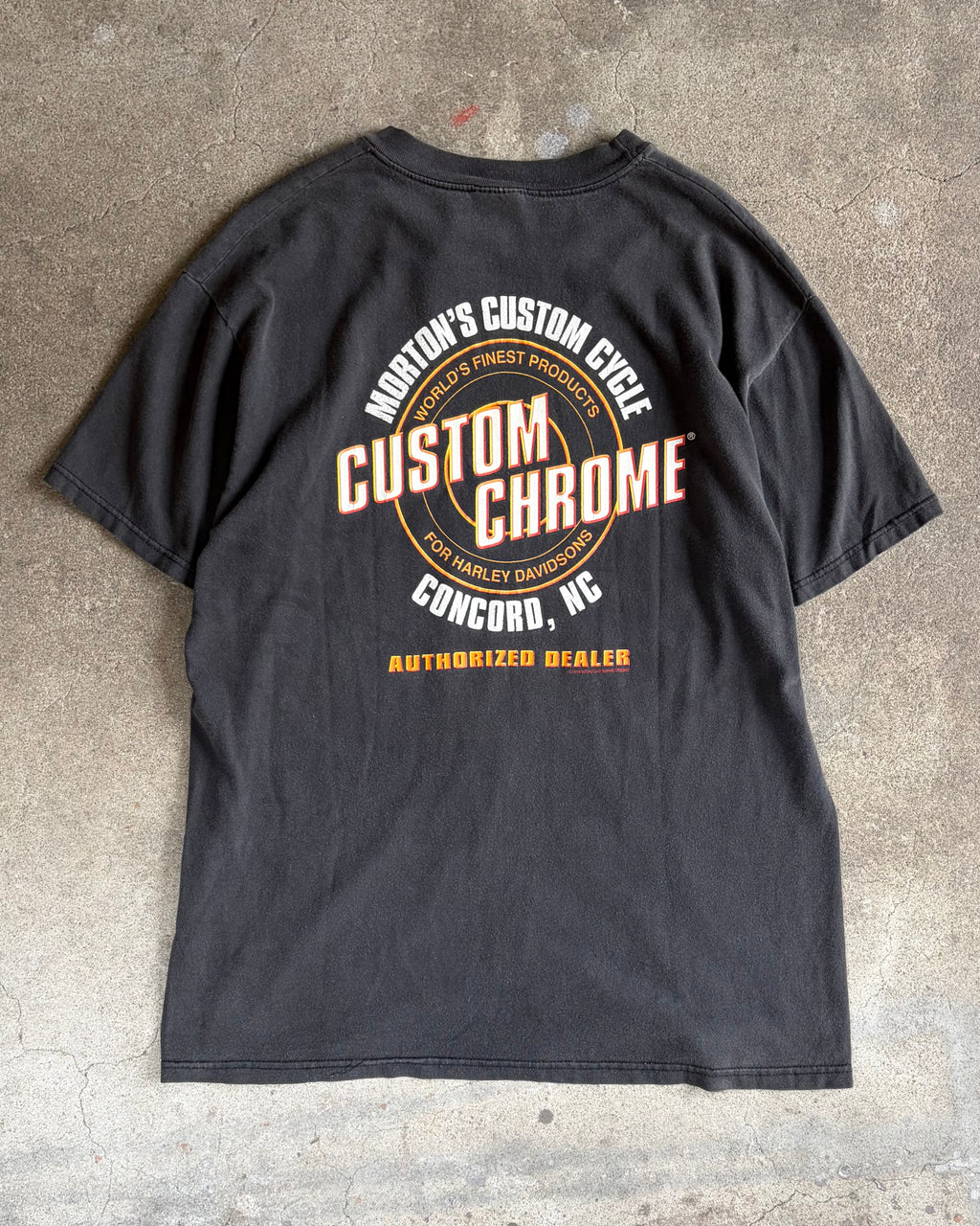 90’s Bike Custom Chrome design t-shirt LARGE