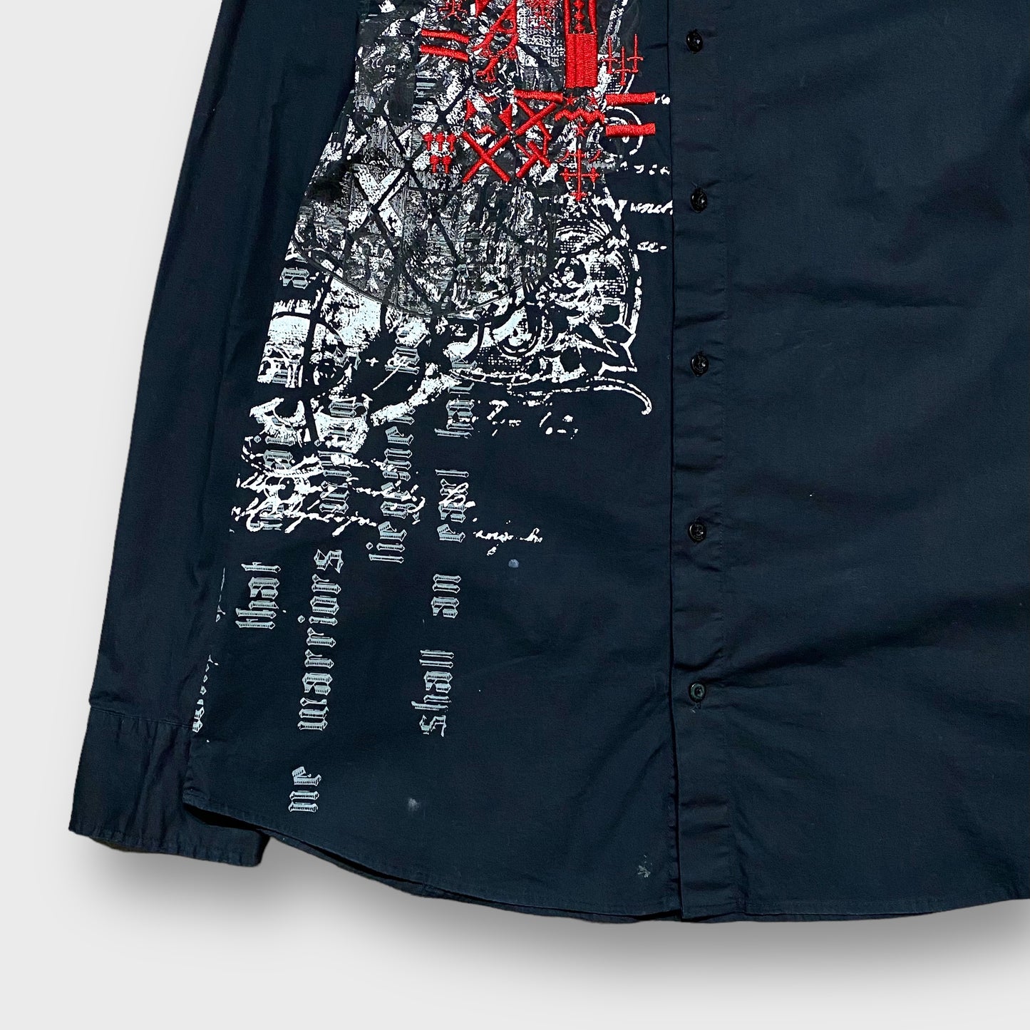 "Roar" Embroidery y2k design shirt