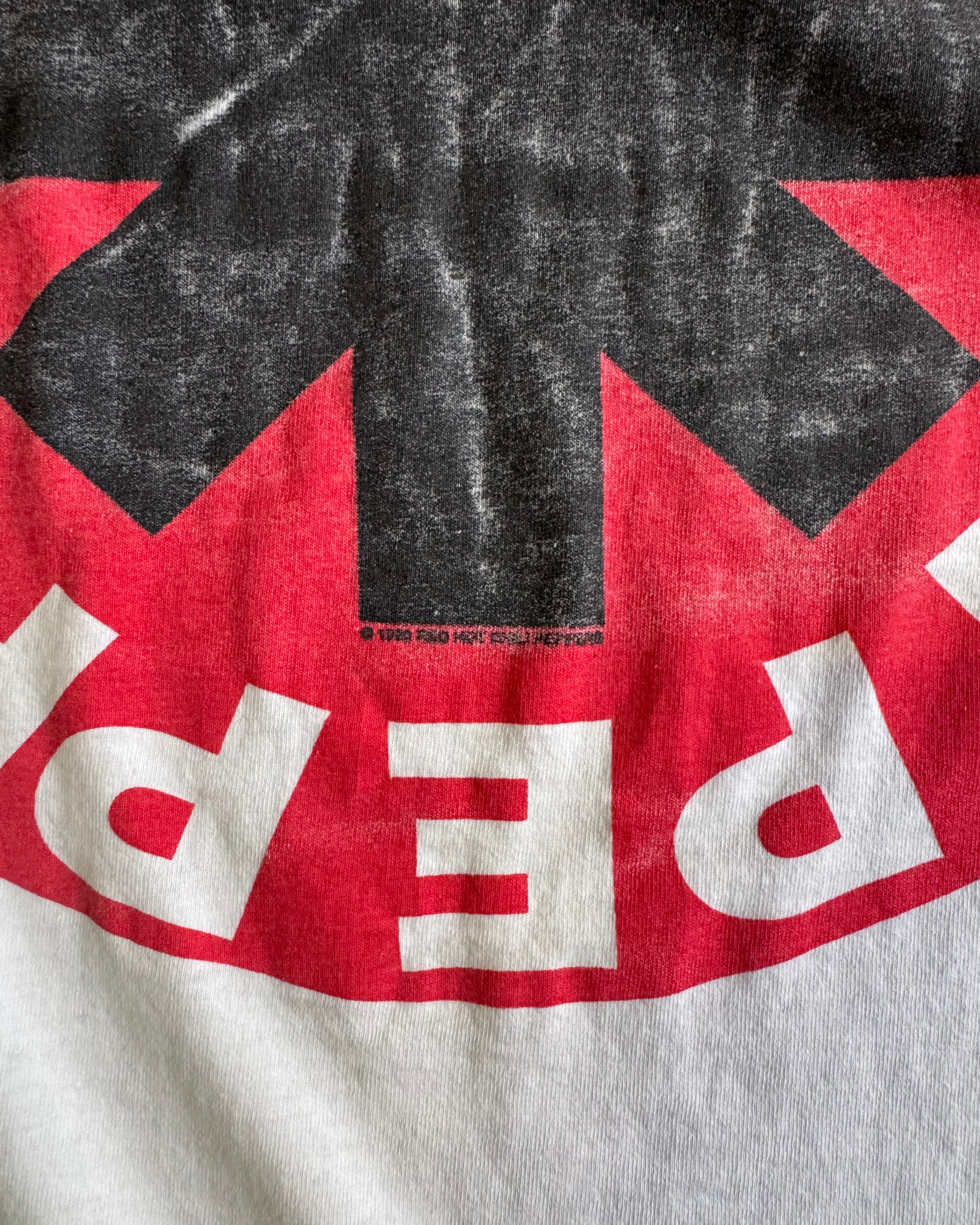 90’s “RED HOT CHILI PEPPERS”band t-shirt X-LARGE