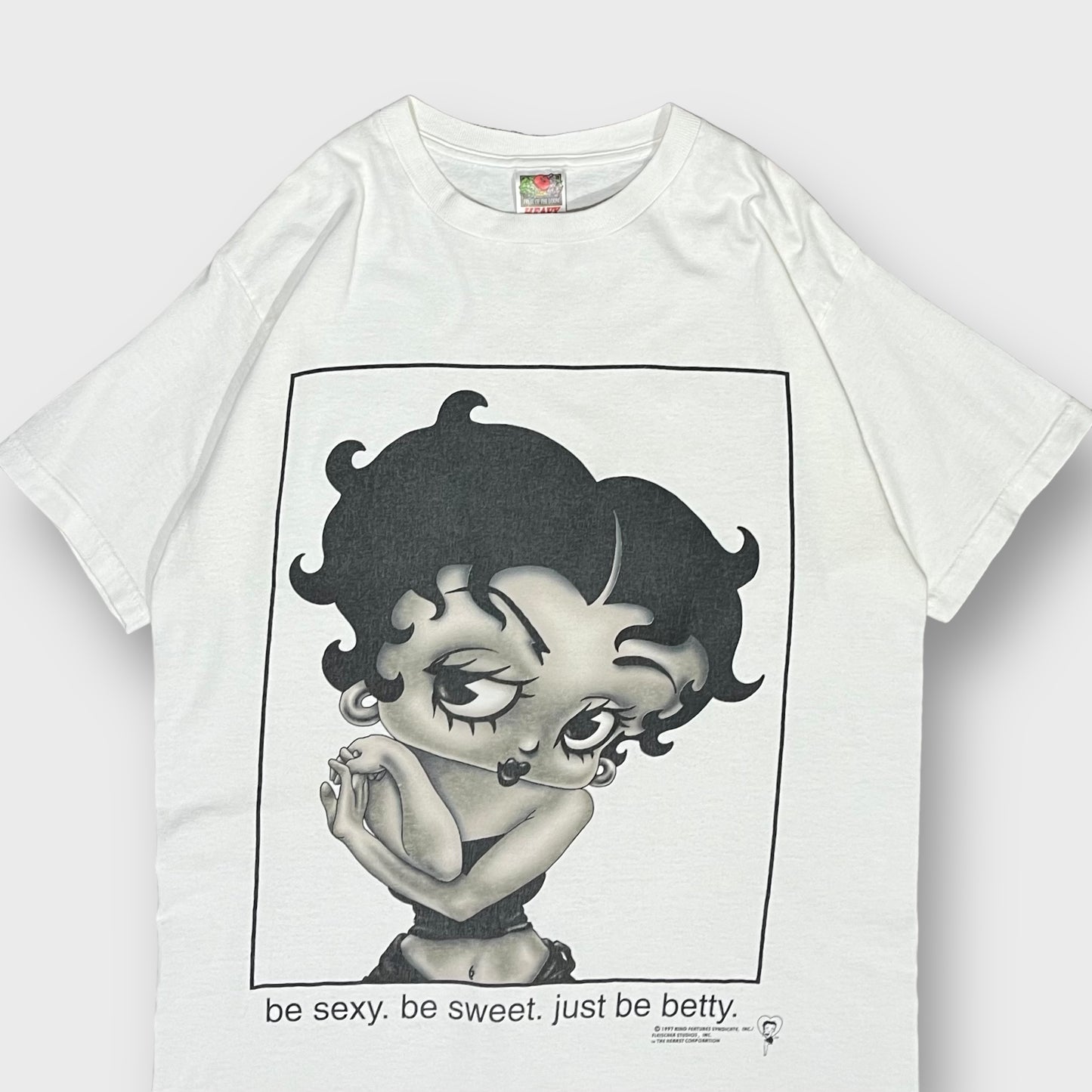 1997 “BETTY BOOP”
be sexy. be sweet. just be betty. character t-shirt