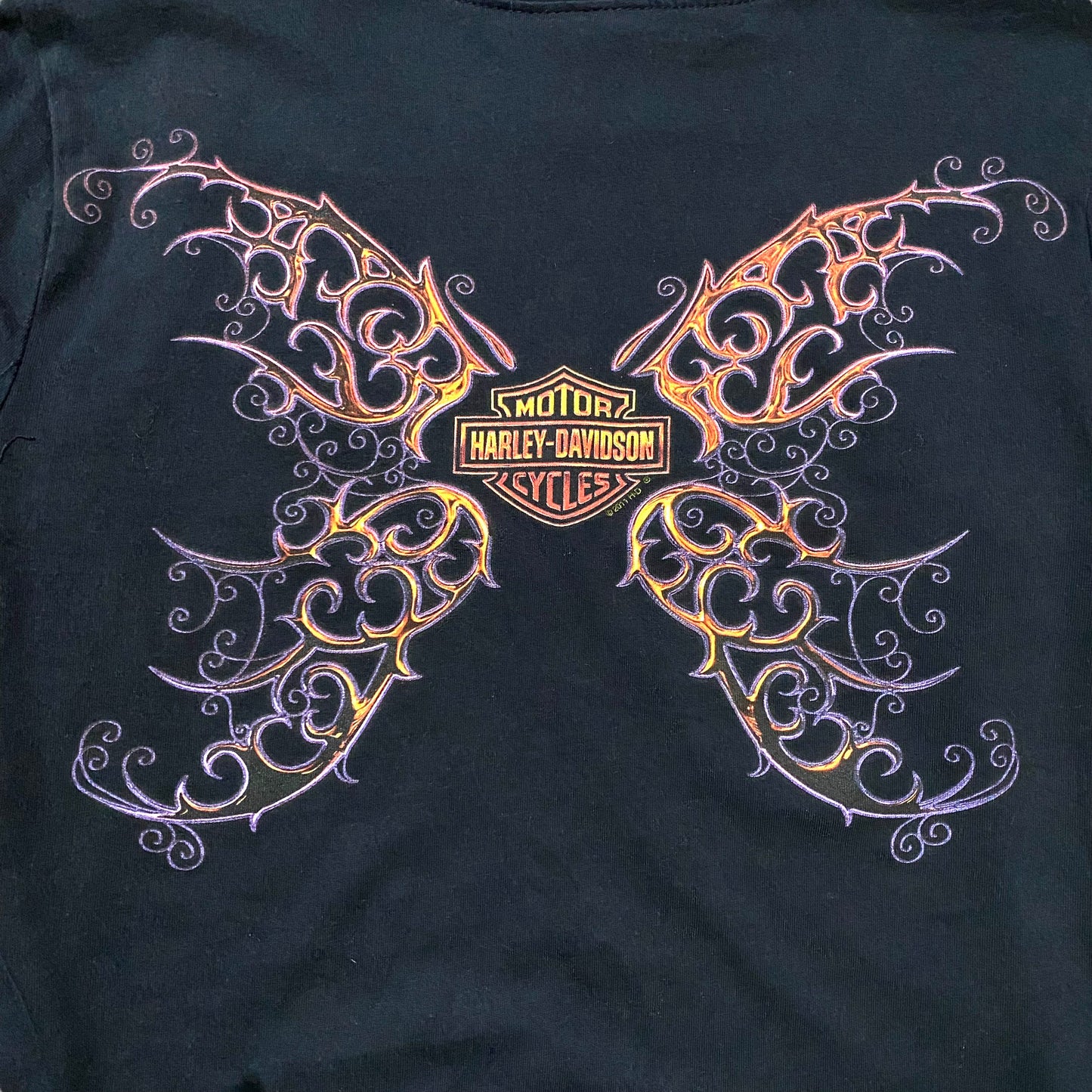 "Harley-Davidson" Tribal design l/s t-shirt