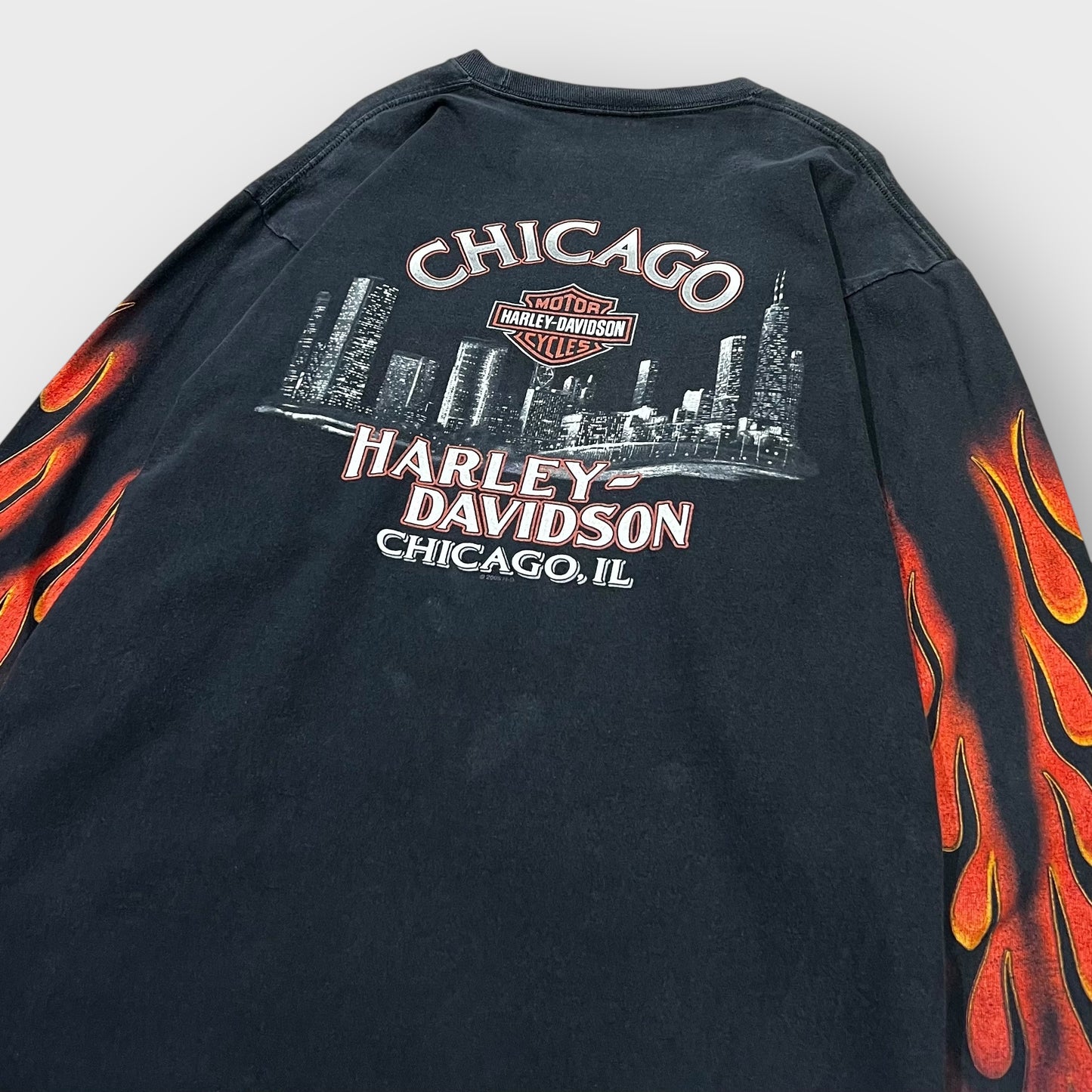 00’s “HARLEY-DAVIDSON” l/s t-shirt