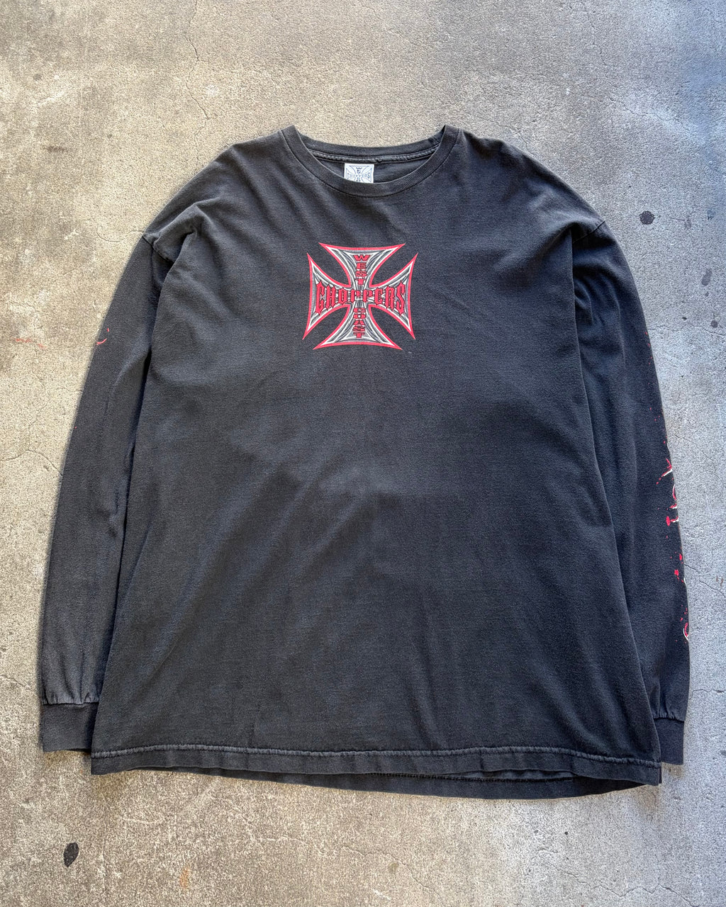 90-00’s “WEST COAST CHOPPERS”  l/s t-shirt 2x-large