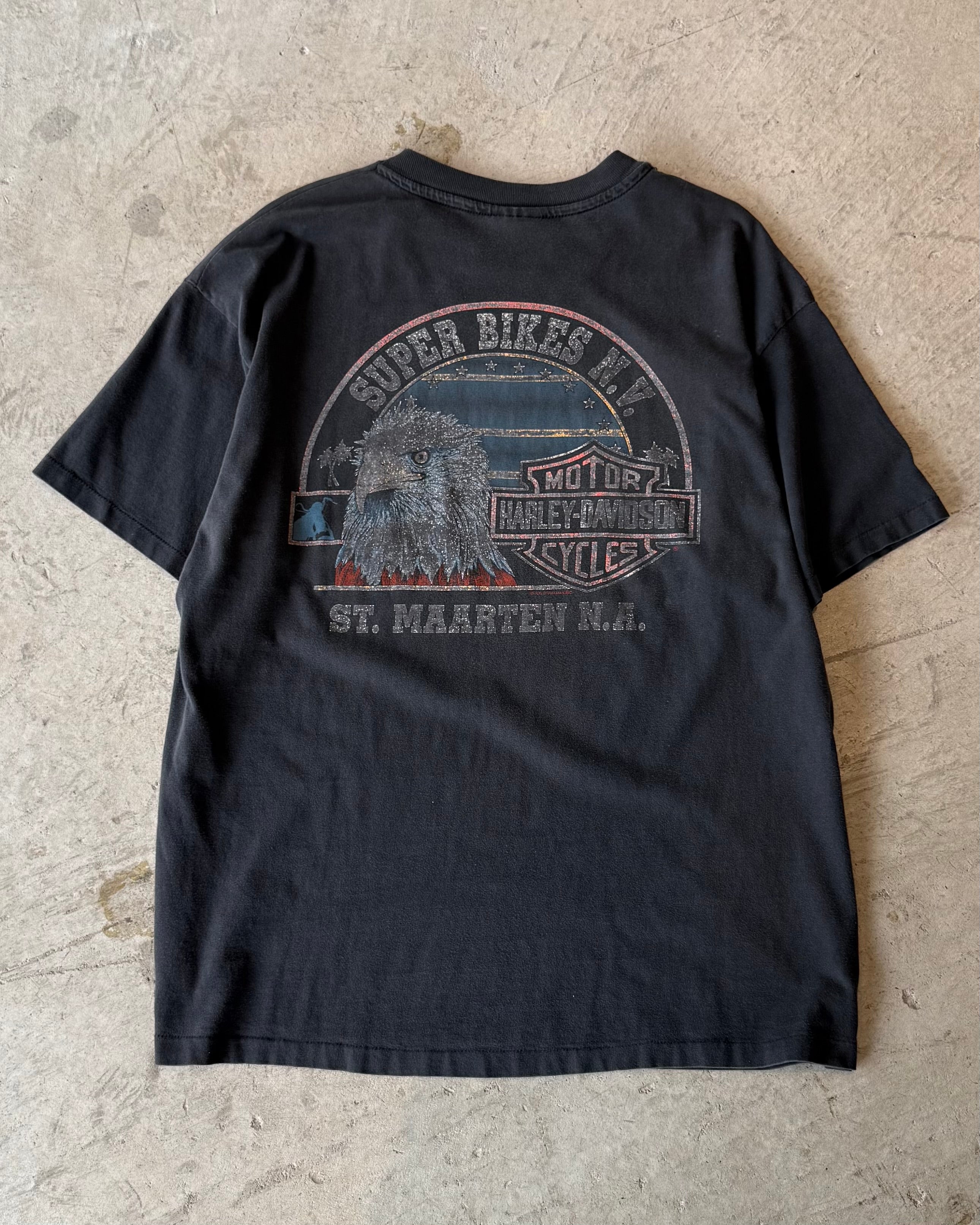90’s “HARLEY DAVIDSON”  t-shirt X-LARGE