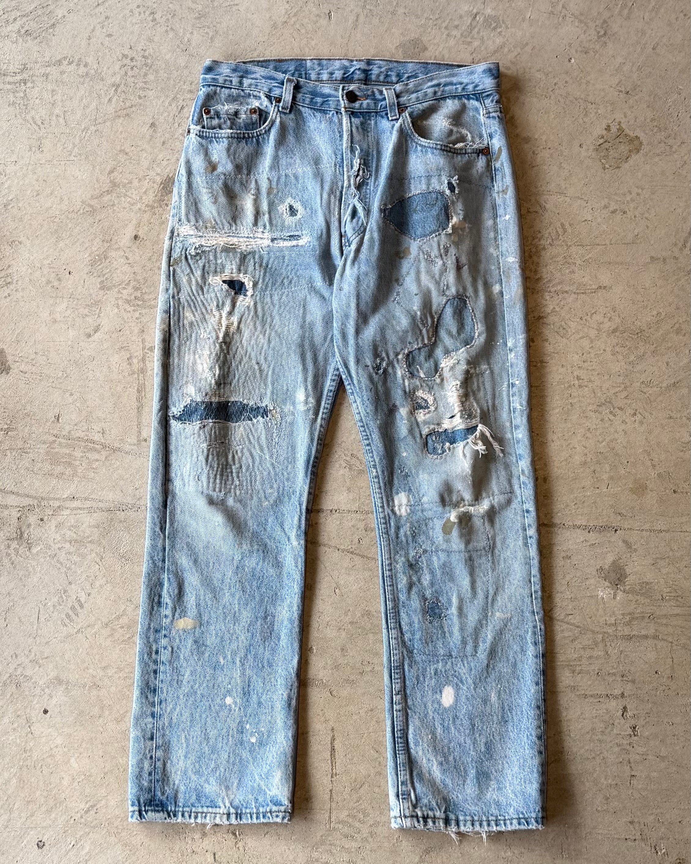 90’s “LEVI’S” crush repair denim pants