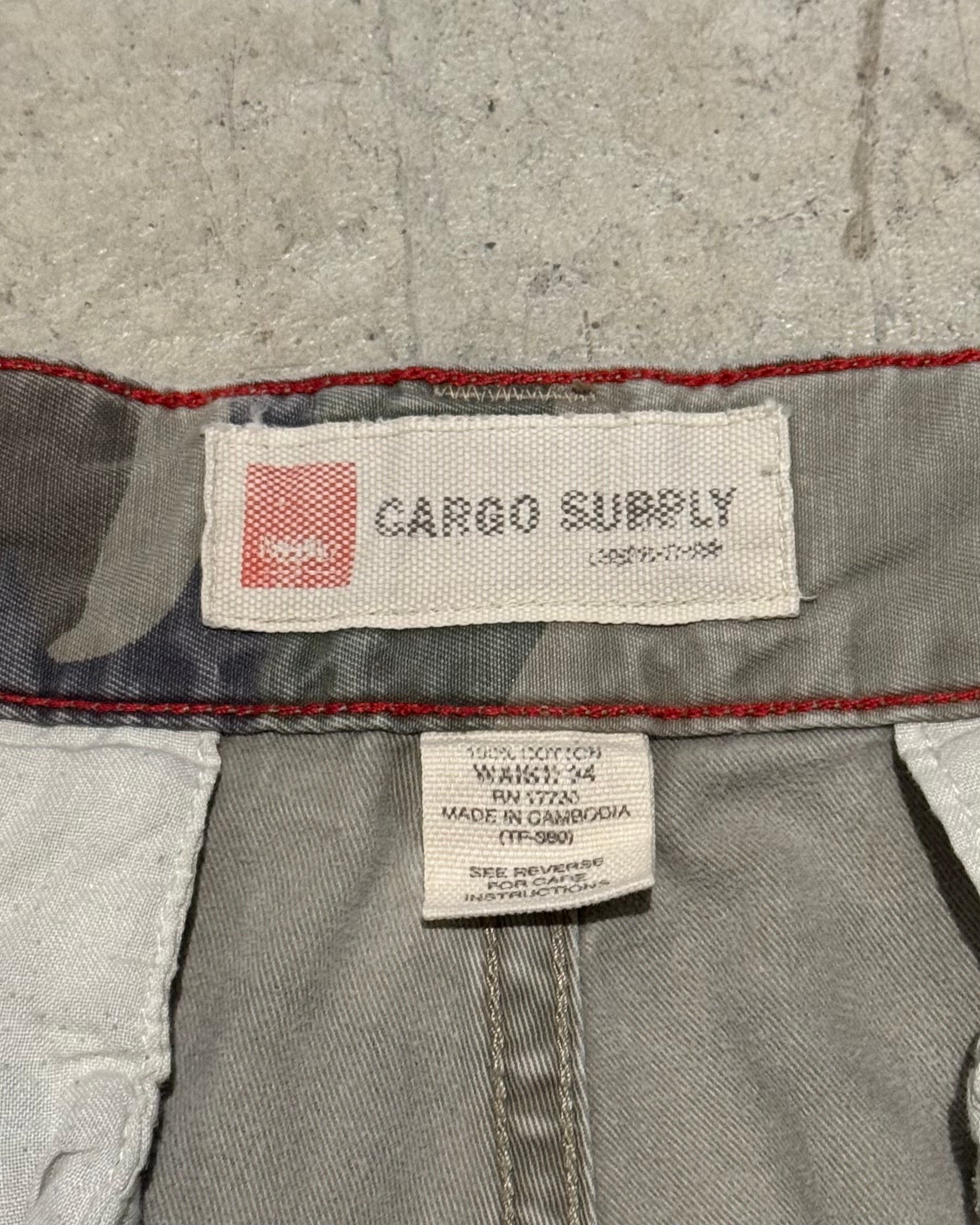 00’s “MOSSIMO” camouflage cargo short pants