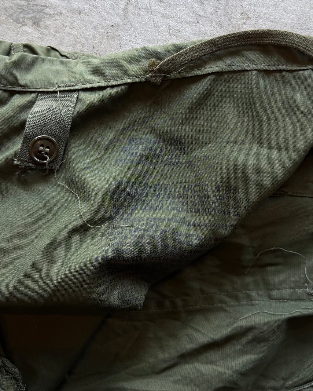 50’s “M-51” cargo pants MEDIUM-LONG