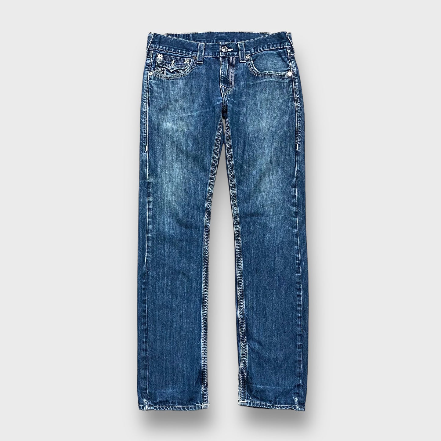 "TRUE RELIGION" Straight denim pants