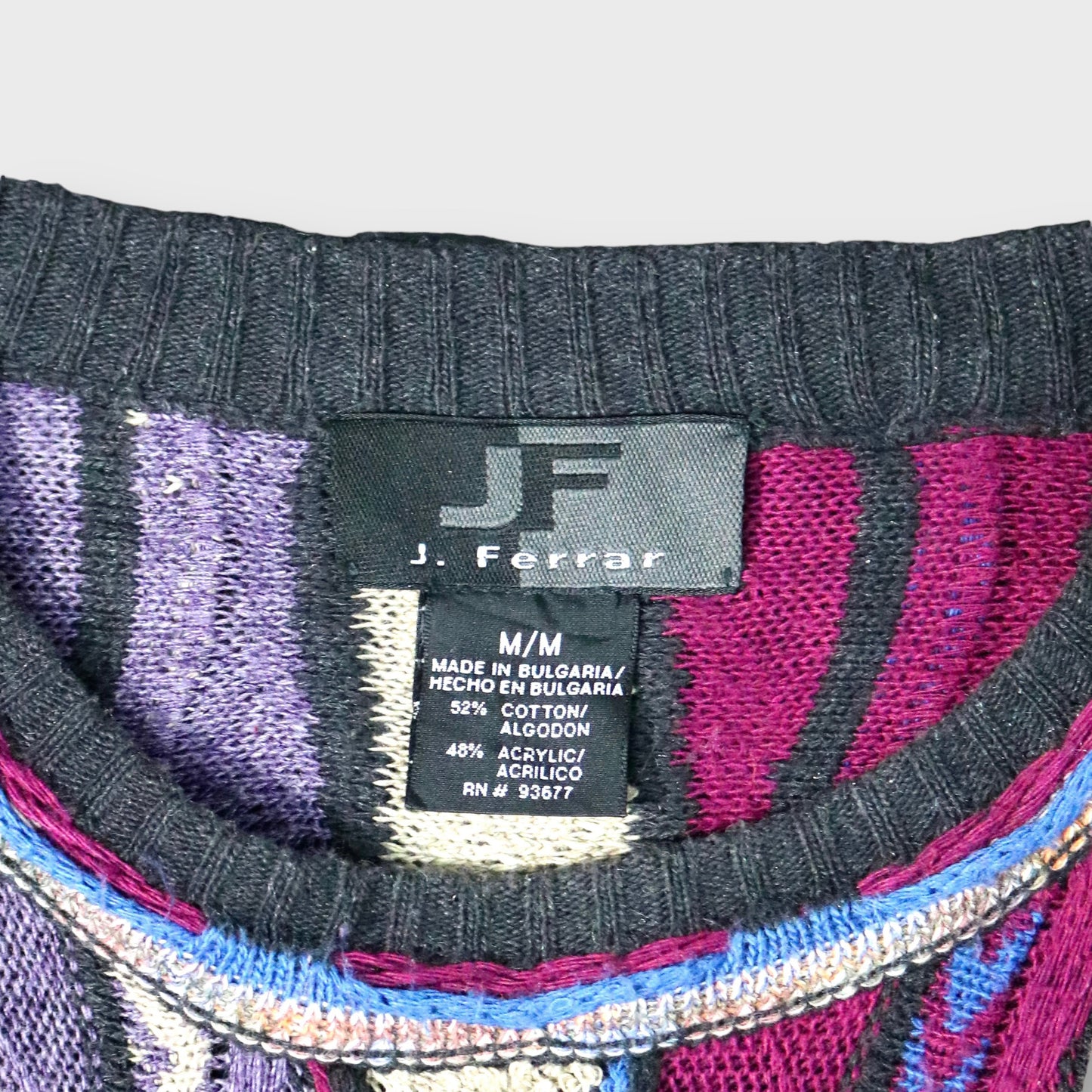 "J.Ferrer" Multi color 3D knit