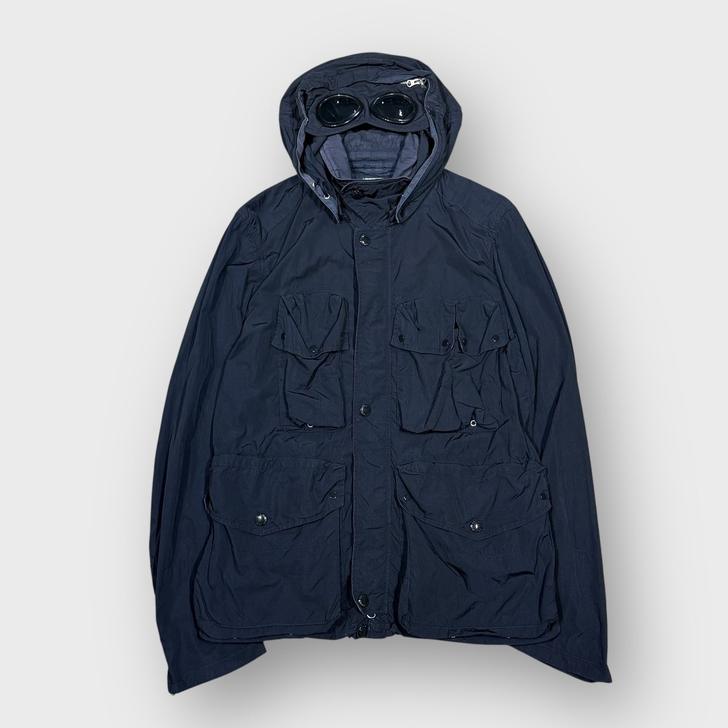 00’s “C.P.COMPANY”nylon metal hooded jacket