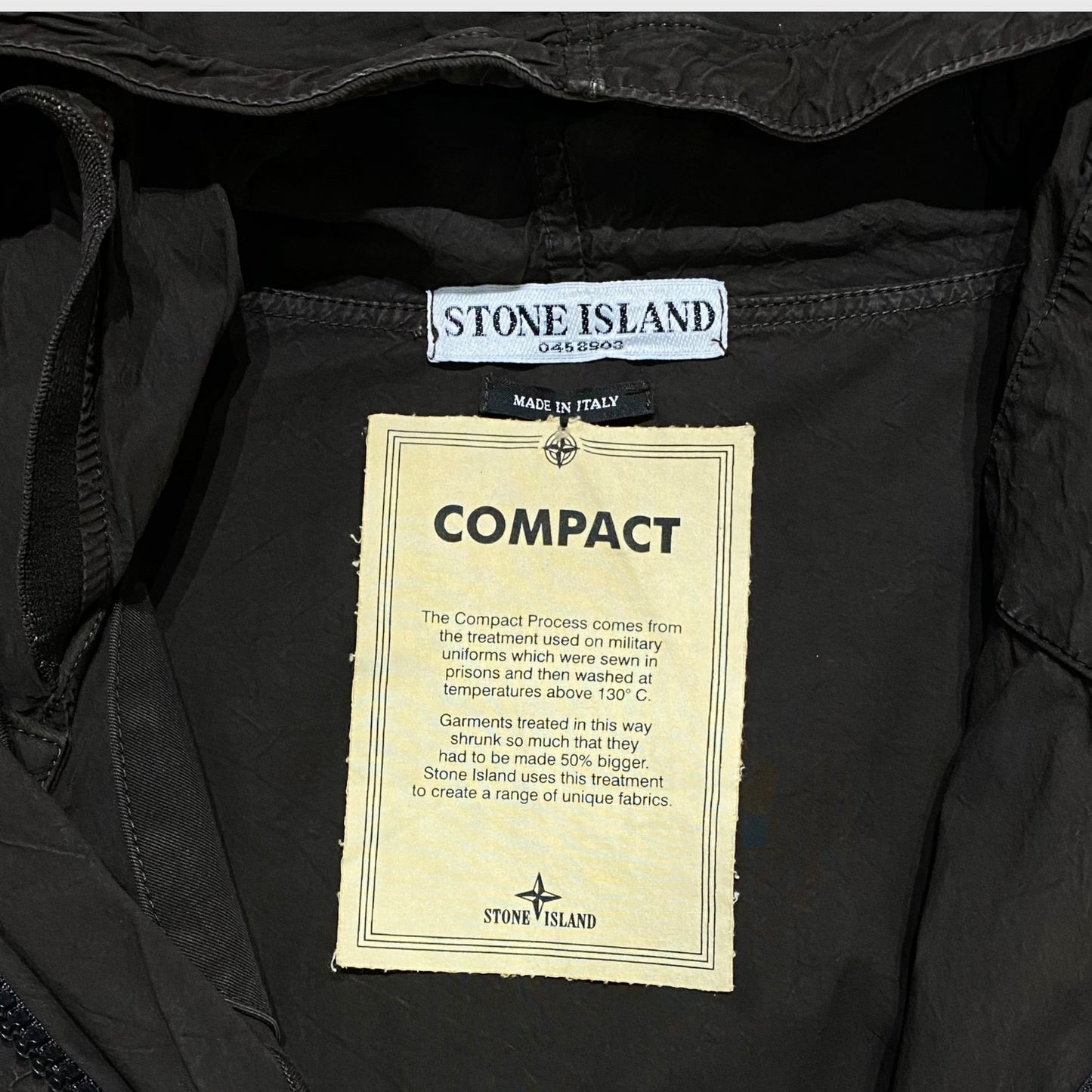 2005's S/S "STONE ISLAND" Compact treatment jacket