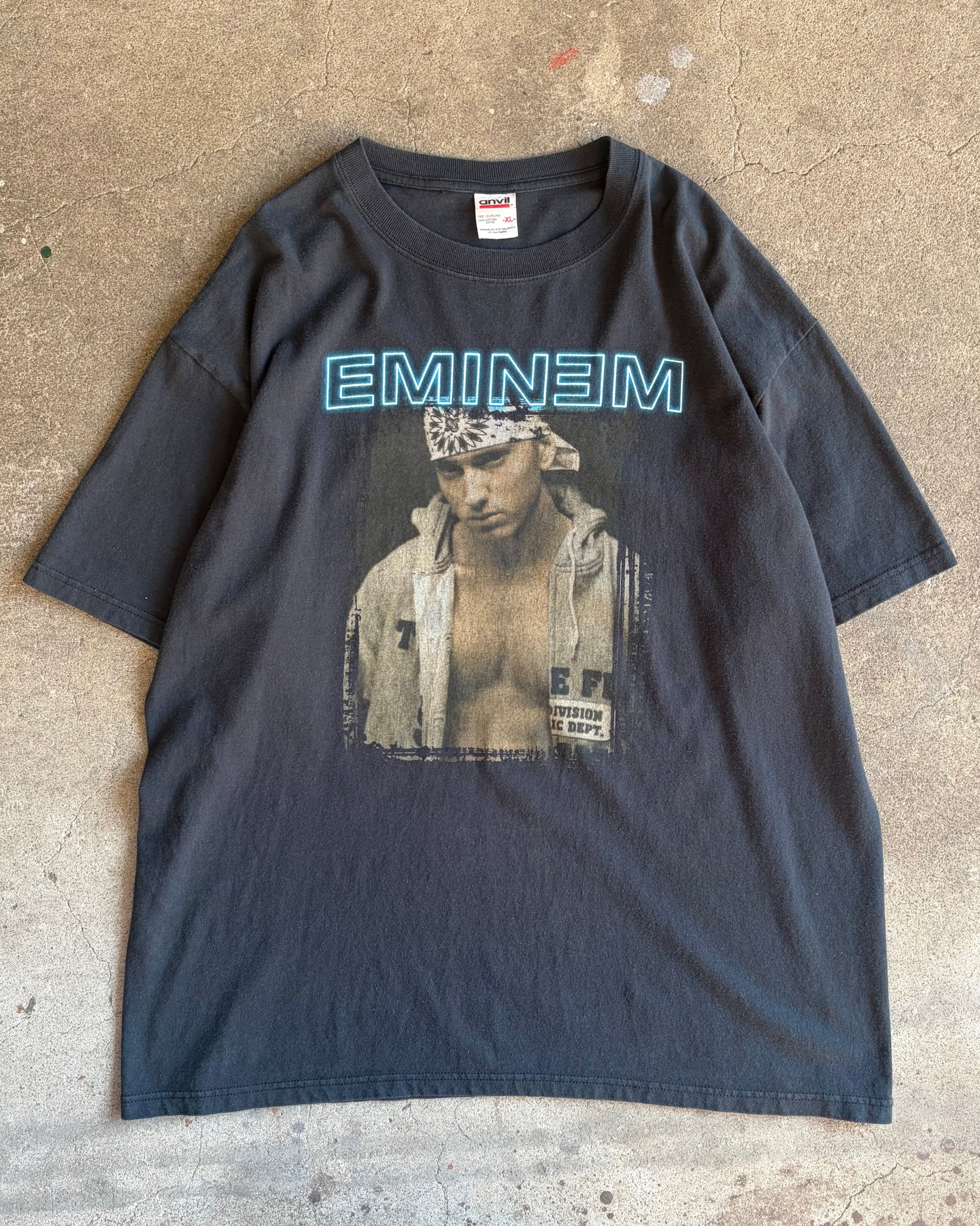 00’s EMINEM“Ford Field” rap t-shirt X-LARGE