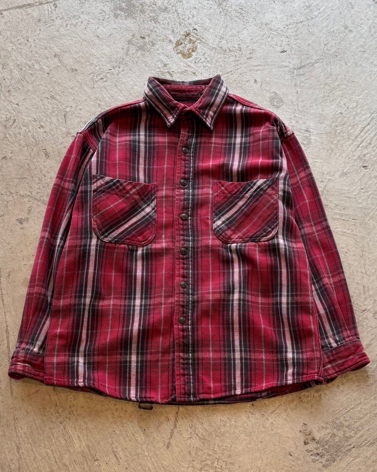 90’s “St. John’s Bay”
heavyweight flannel shirt MEDIUM
