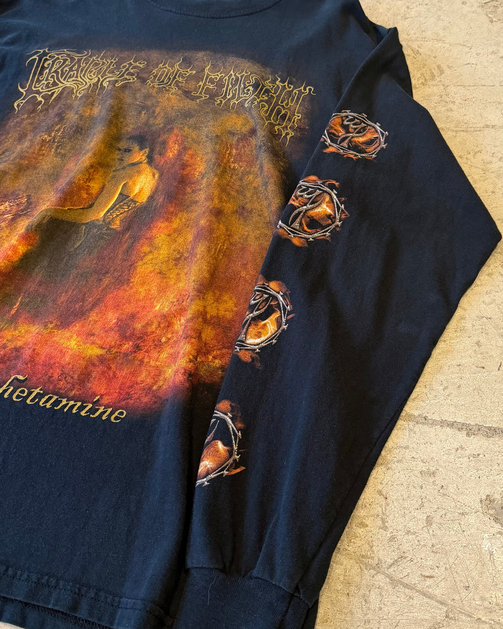 00’s Cradle of Filth
“Nymphetamine” band I/s t-shirt LARGE