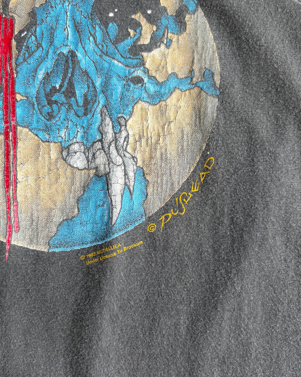 90’s METALLICA
“NO WHERE ELSE TO ROAM”
pushead t-shirt X-large