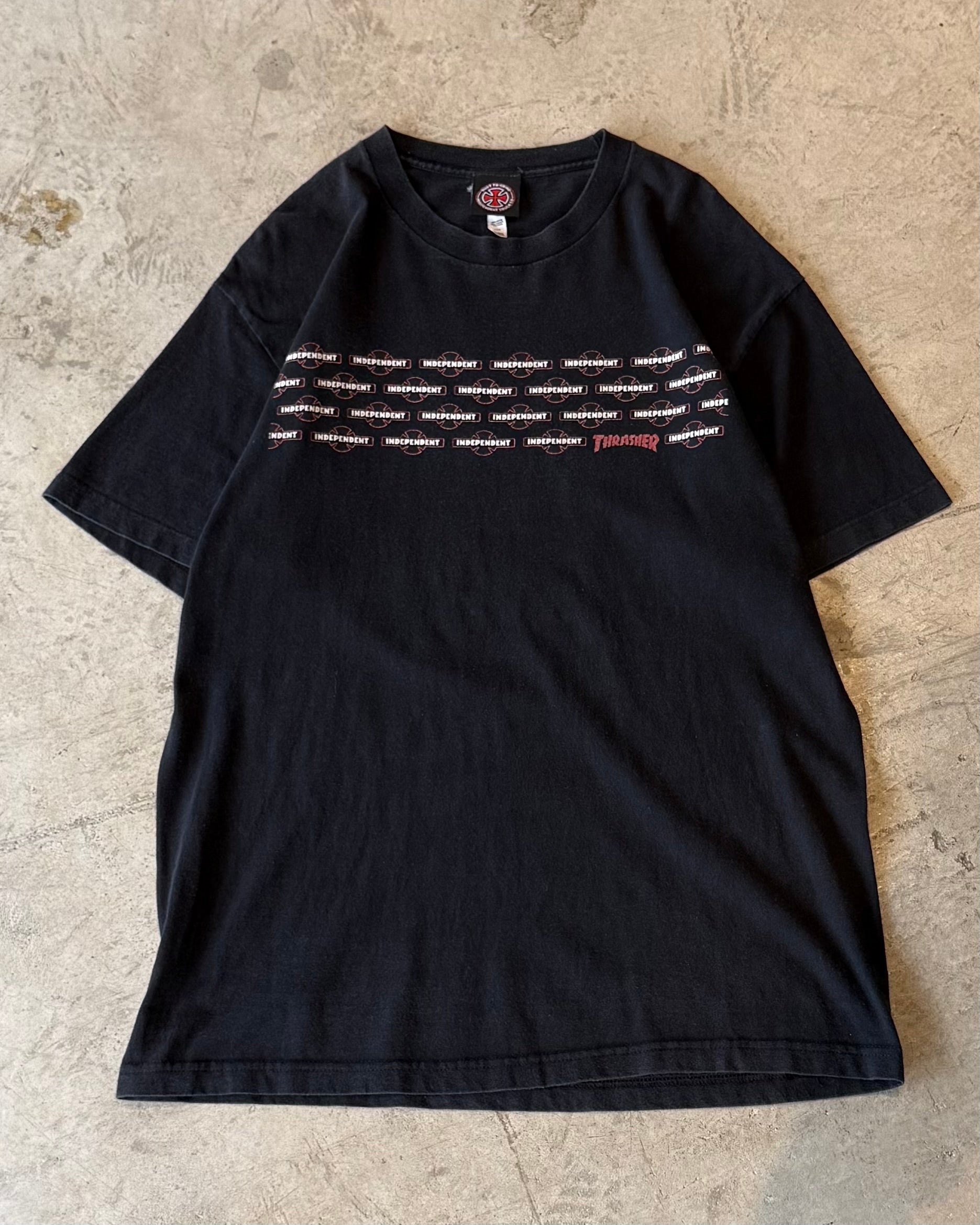 00's INDEPENDENT
"Collaboration by THRASHER" t-shirt large