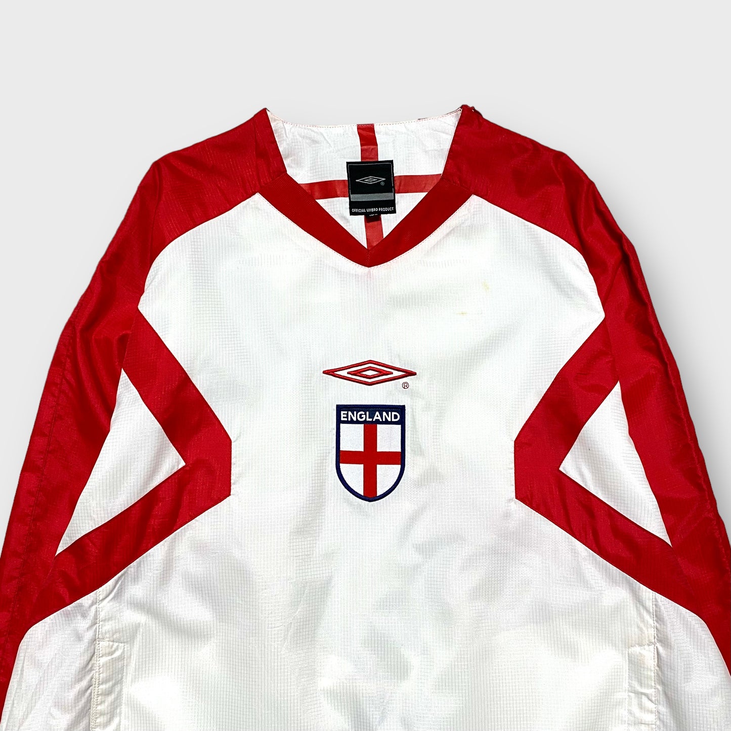 00's "umbro" England national football team nylon pullover
