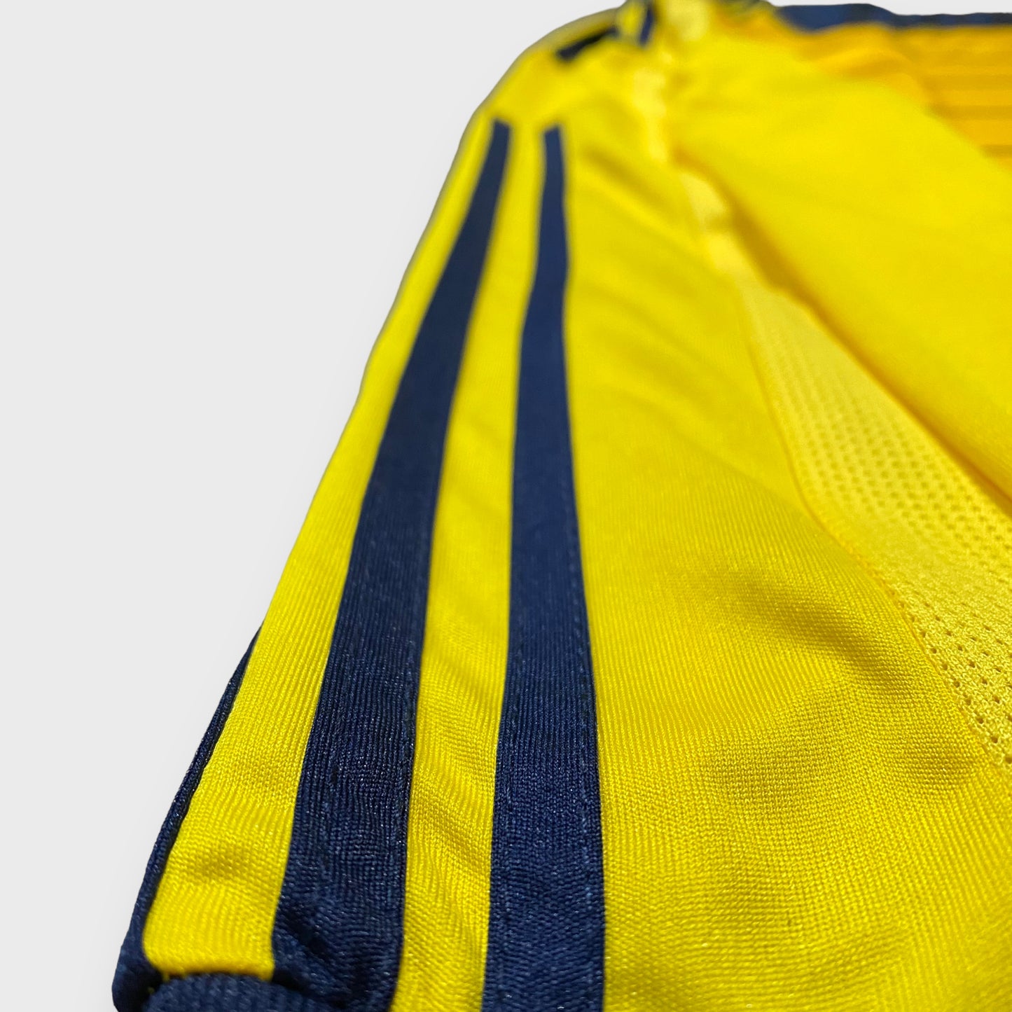 "adidas" Yellow color l/s soccer shirt