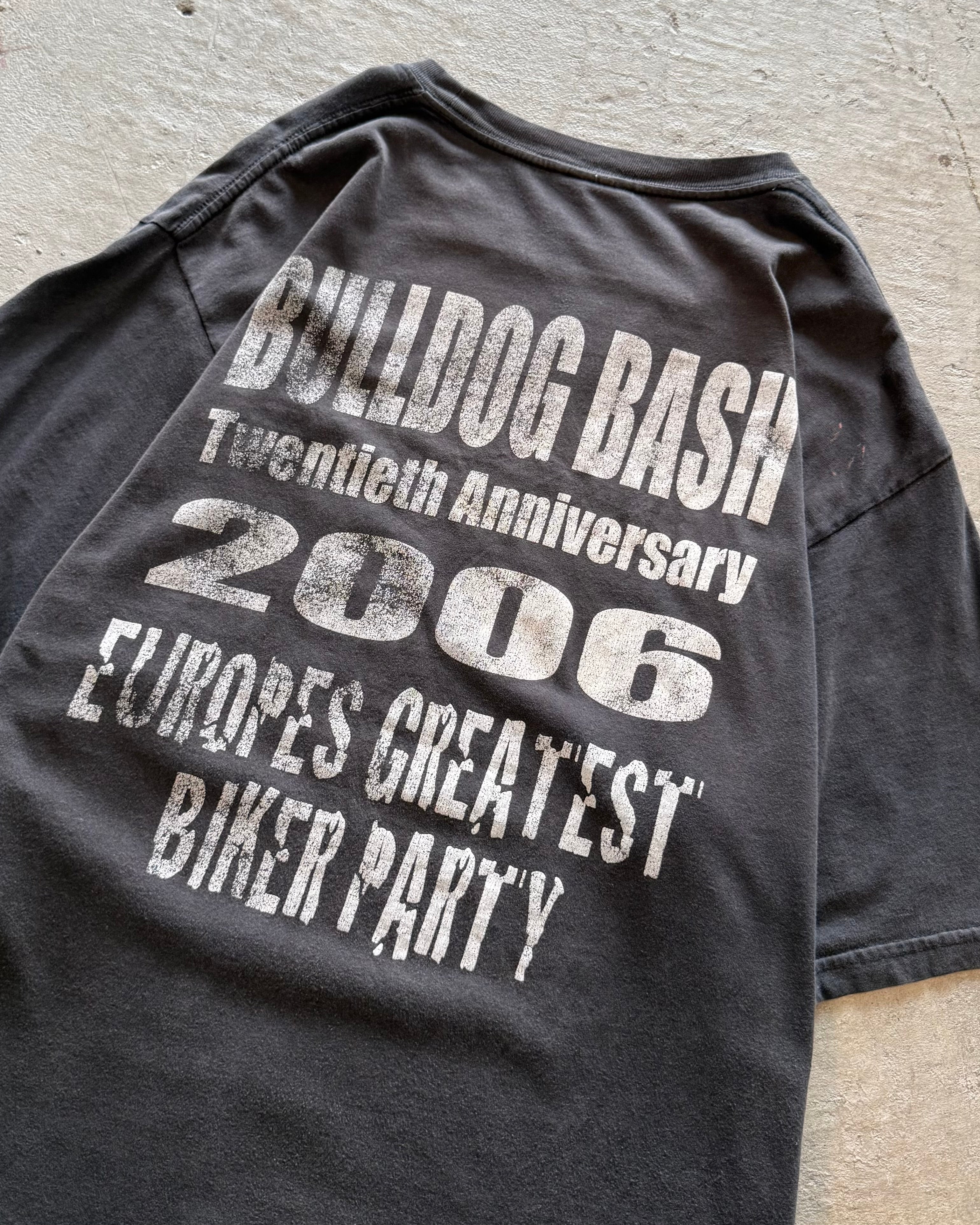 90’s “BULLDOG BAS” anniversary t-shirt x-large