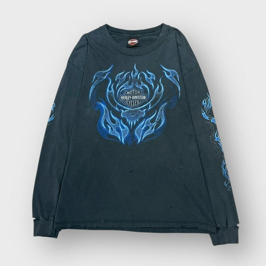 00’s “Harley-Davidson”
Flame pattern l/s t-shirt